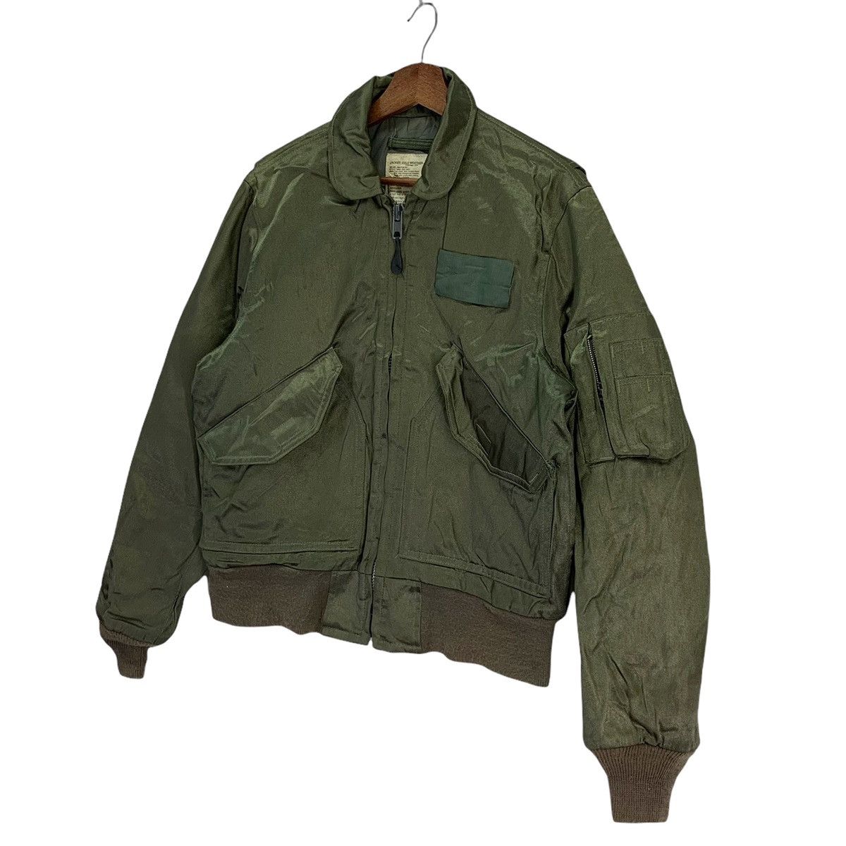 Vintage Vintage Bomber Jacket Military Made In USA Size US S / EU 44-46 / 1 - 2 Thumbnail