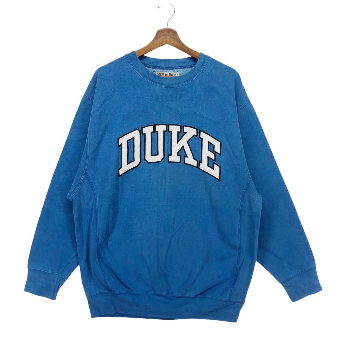 Vintage Vintage DUKE Blue Devil University Spell out Crewneck Size US L / EU 52-54 / 3 - 1 Thumbnail