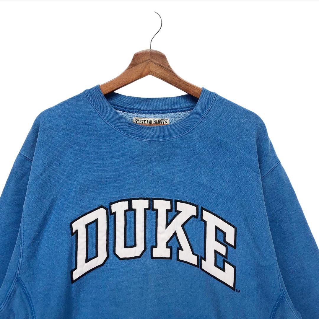 Vintage Vintage DUKE Blue Devil University Spell out Crewneck Size US L / EU 52-54 / 3 - 3 Thumbnail