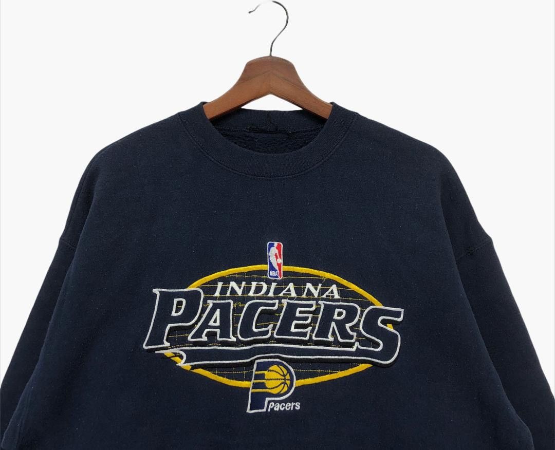 NBA × Vintage Vintage 90s Indiana Pacers NBA Crewneck Size US M / EU 48-50 / 2 - 4 Thumbnail