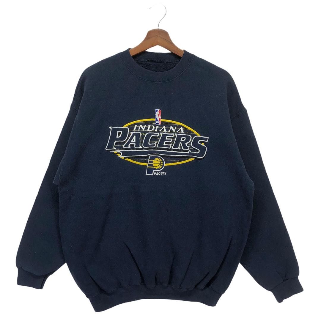 NBA × Vintage Vintage 90s Indiana Pacers NBA Crewneck Size US M / EU 48-50 / 2 - 1 Thumbnail