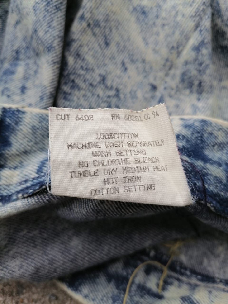 Cherokee × Vintage Cherokee Acid Wash Denim Skirt Size 30" / US 8 / IT 44 - 7 Thumbnail