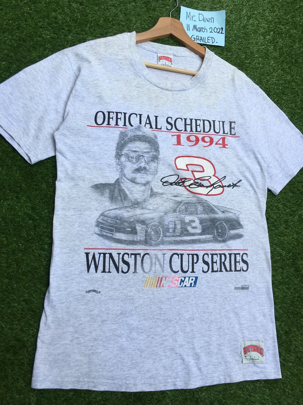 Nutmeg Vintage Nutmeg Winston Cup Series 1994 NASCAR Tshirt Size US M / EU 48-50 / 2 - 6 Thumbnail