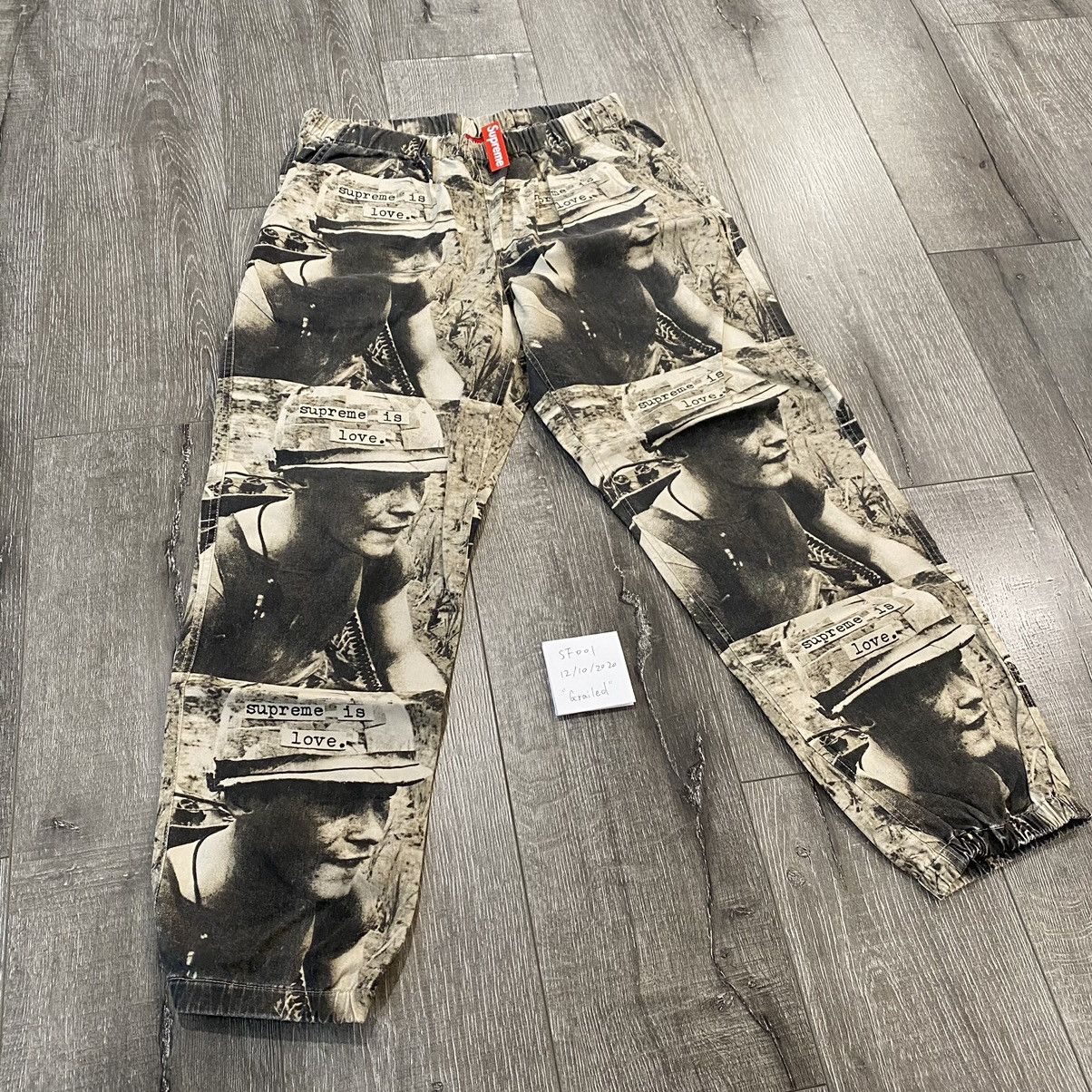 Supreme FW19 Supreme Is Love Skate Pant Stone Size M Box Logo ...