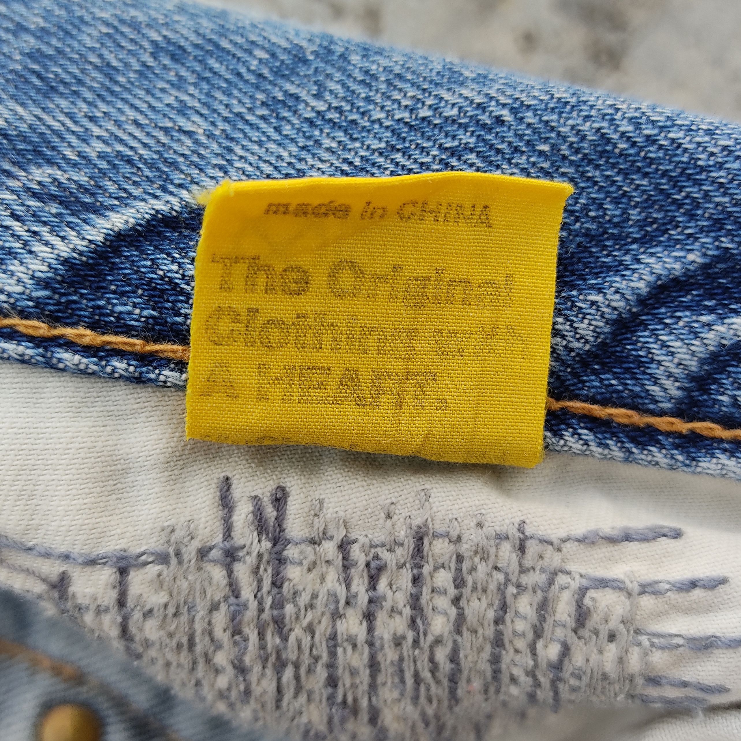 Japanese Brand Muchacha Distressed Flare Denim Jeans Size US 30 / EU 46 - 15 Thumbnail