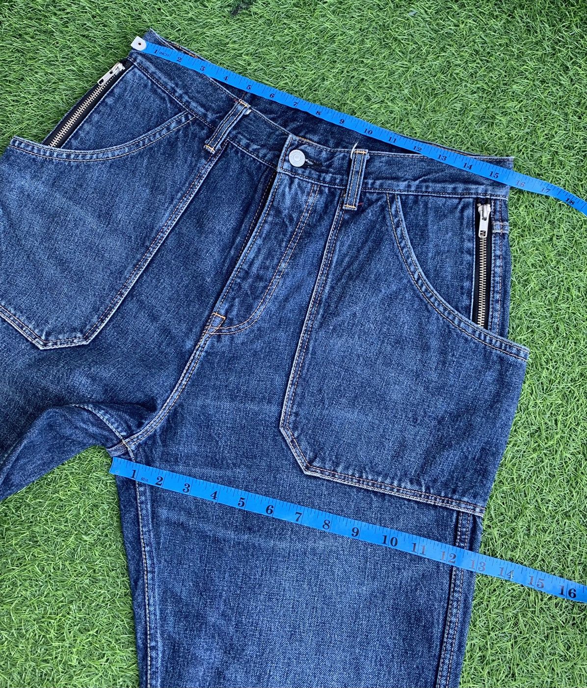 Japanese Brand 🔥Delete Today Japanese Brand RNA Big Pocket Baggie Jeans Size US 31 - 18 Thumbnail