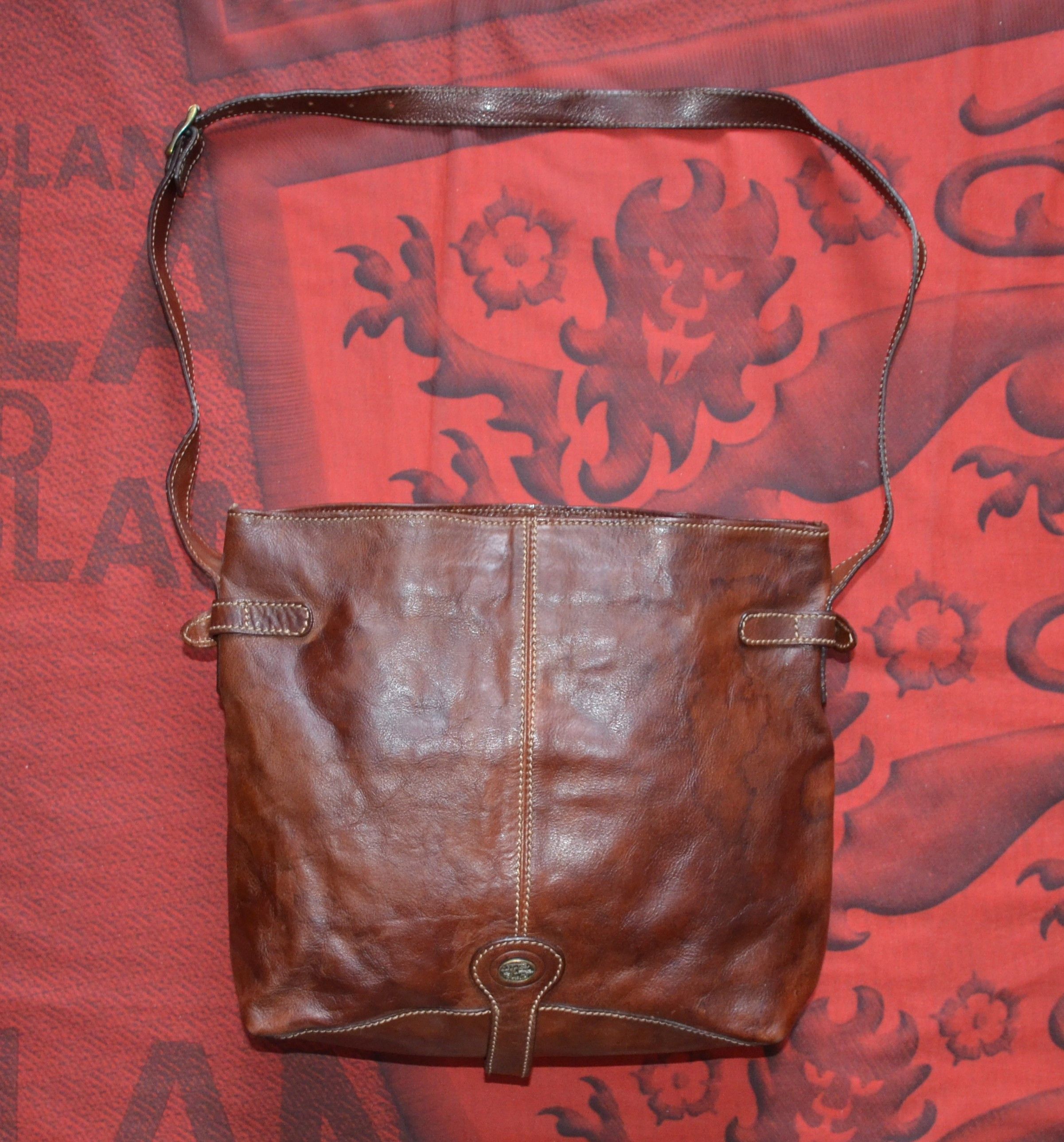 Leather Larella Pellettera In Firenze Women LeatherBag Italy Luxury Size ONE SIZE - 1 Thumbnail