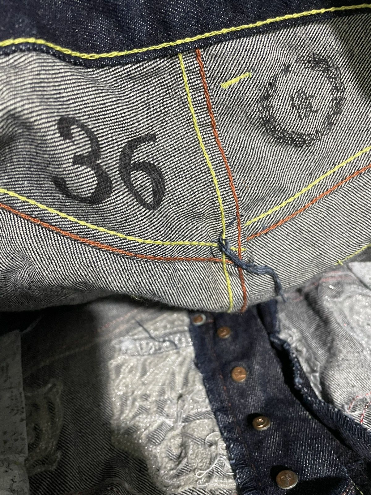 Japanese Brand RMC Martin Ksohoh Japanese Pattern Embroidery Pocket Shorts Size US 36 / EU 52 - 14 Thumbnail