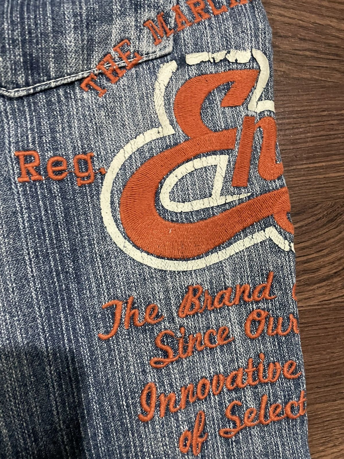 Enyce Vintage 90s Enyce Marching 500 Hip Hop Denim Jeans Size US 32 / EU 48 - 14 Thumbnail