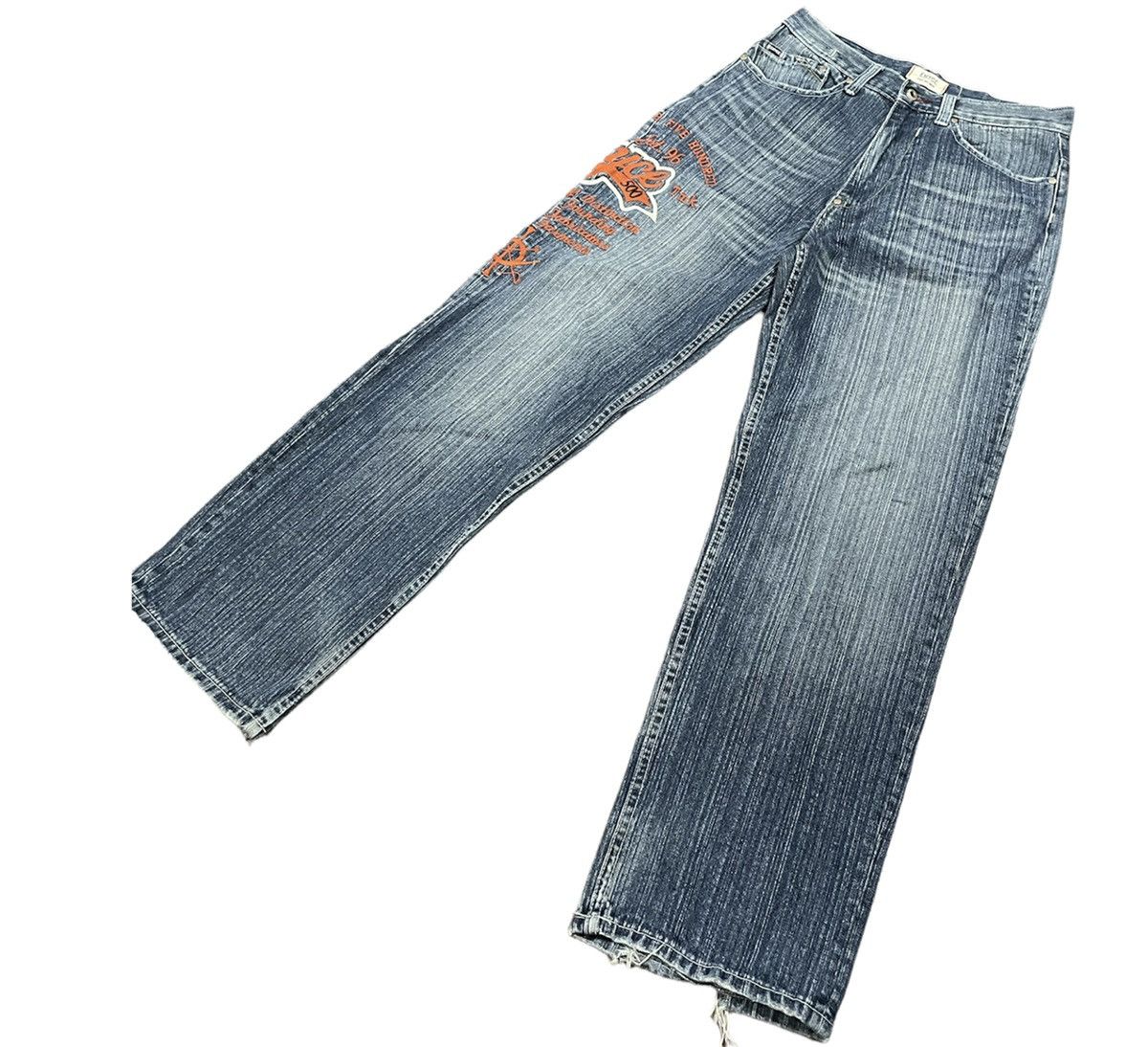 Enyce Vintage 90s Enyce Marching 500 Hip Hop Denim Jeans Size US 32 / EU 48 - 5 Thumbnail