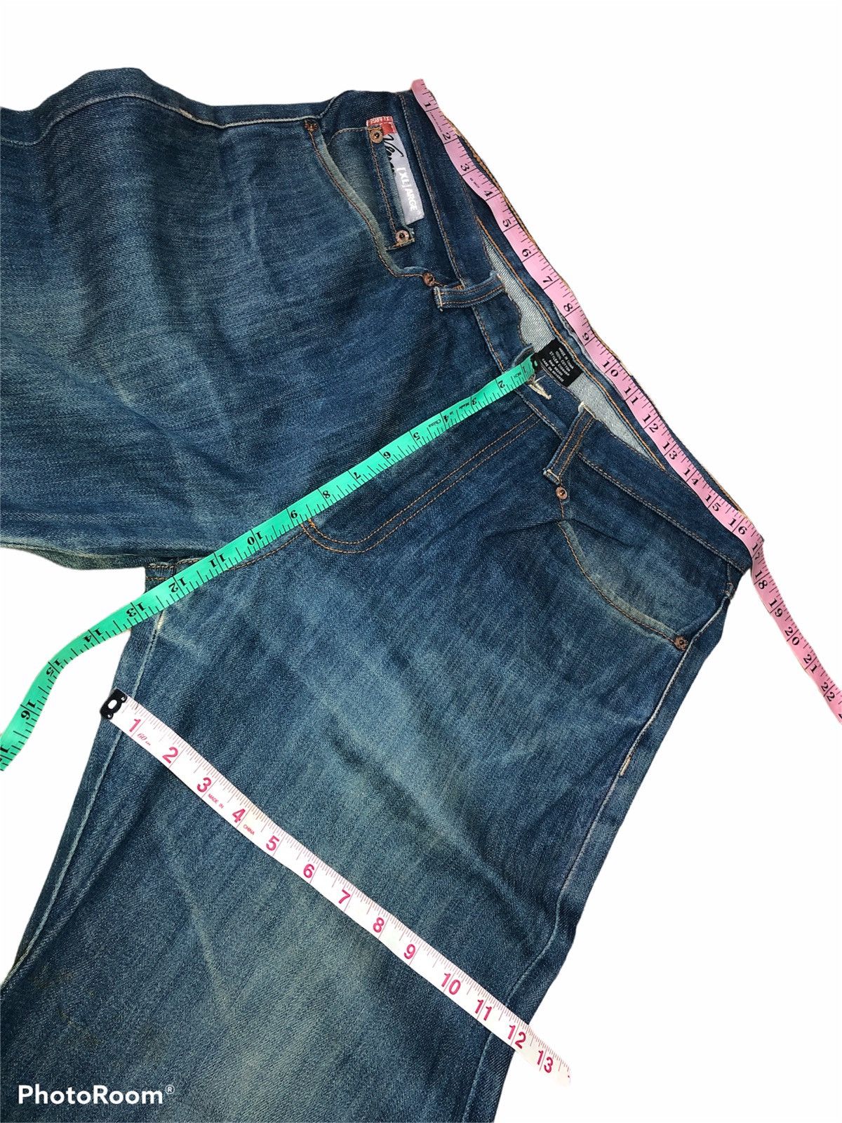 Xlarge WIDE LEG⚡️⚡️XLARGE WASHED BLUE DENIM Size US 34 / EU 50 - 9 Thumbnail