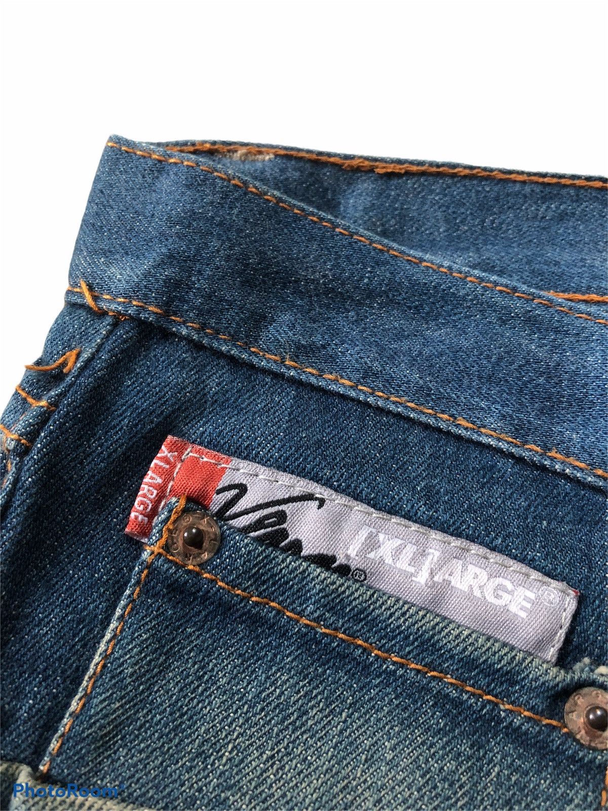 Xlarge WIDE LEG⚡️⚡️XLARGE WASHED BLUE DENIM Size US 34 / EU 50 - 6 Thumbnail