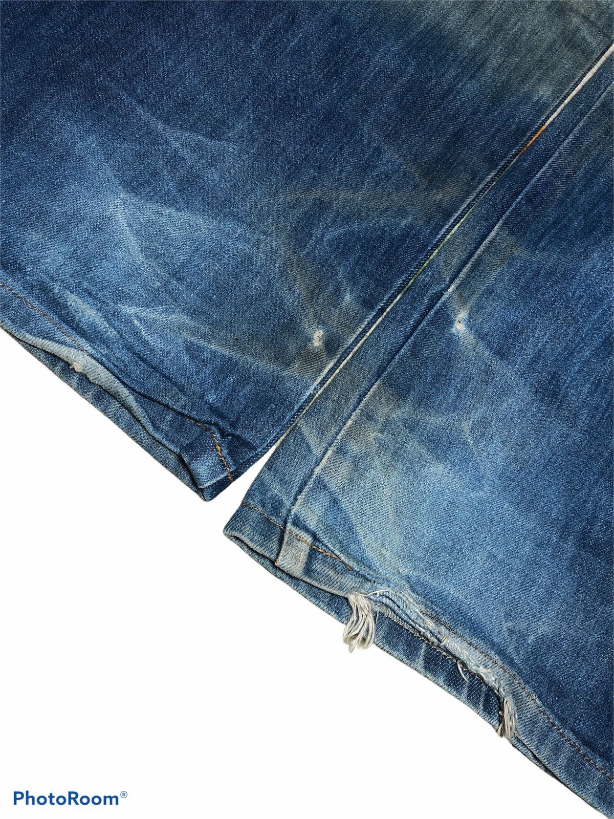 Xlarge WIDE LEG⚡️⚡️XLARGE WASHED BLUE DENIM Size US 34 / EU 50 - 7 Thumbnail