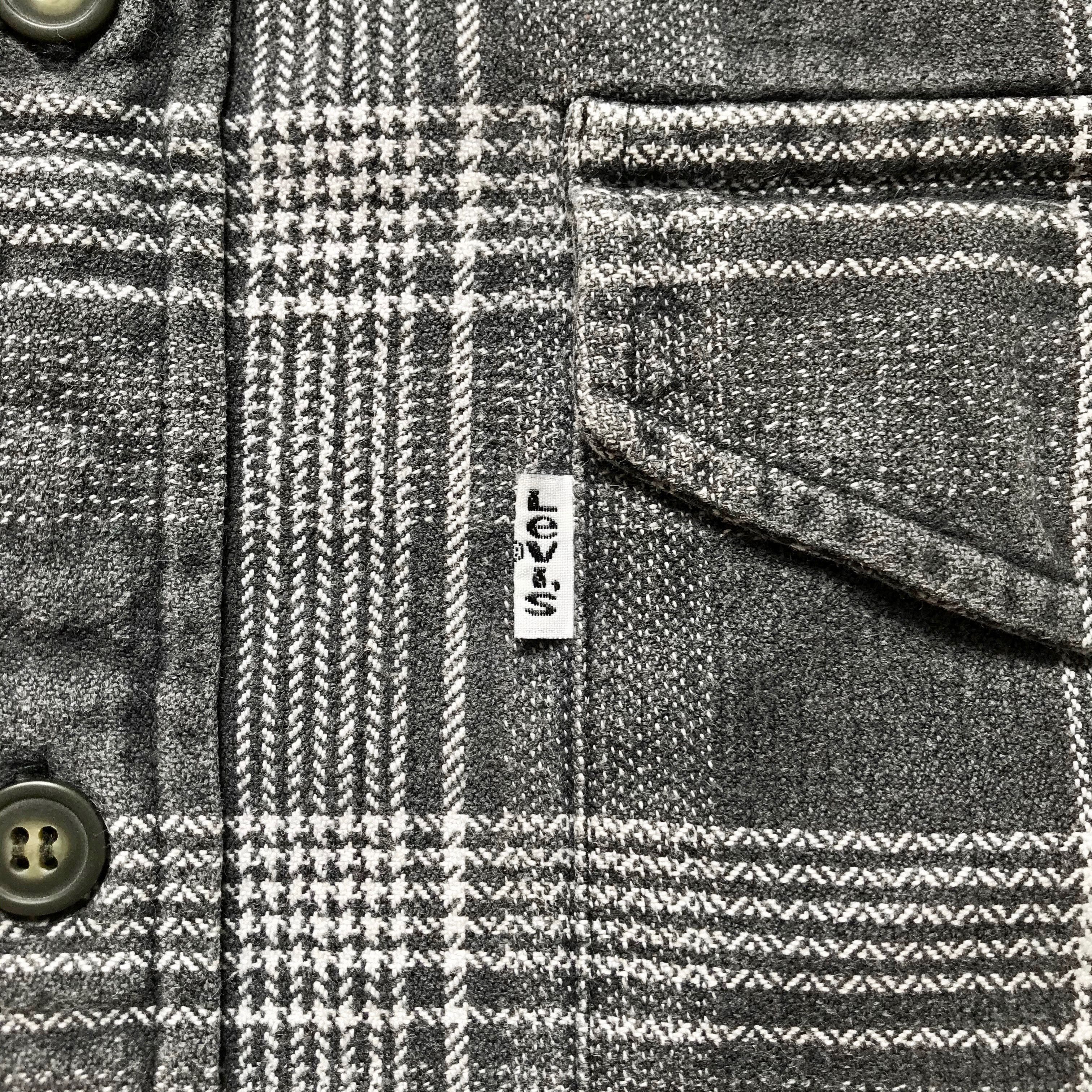 Levi's 1997 Levi's White Tab Plaid Shirt Plaid Overshirt Size US M / EU 48-50 / 2 - 13 Thumbnail