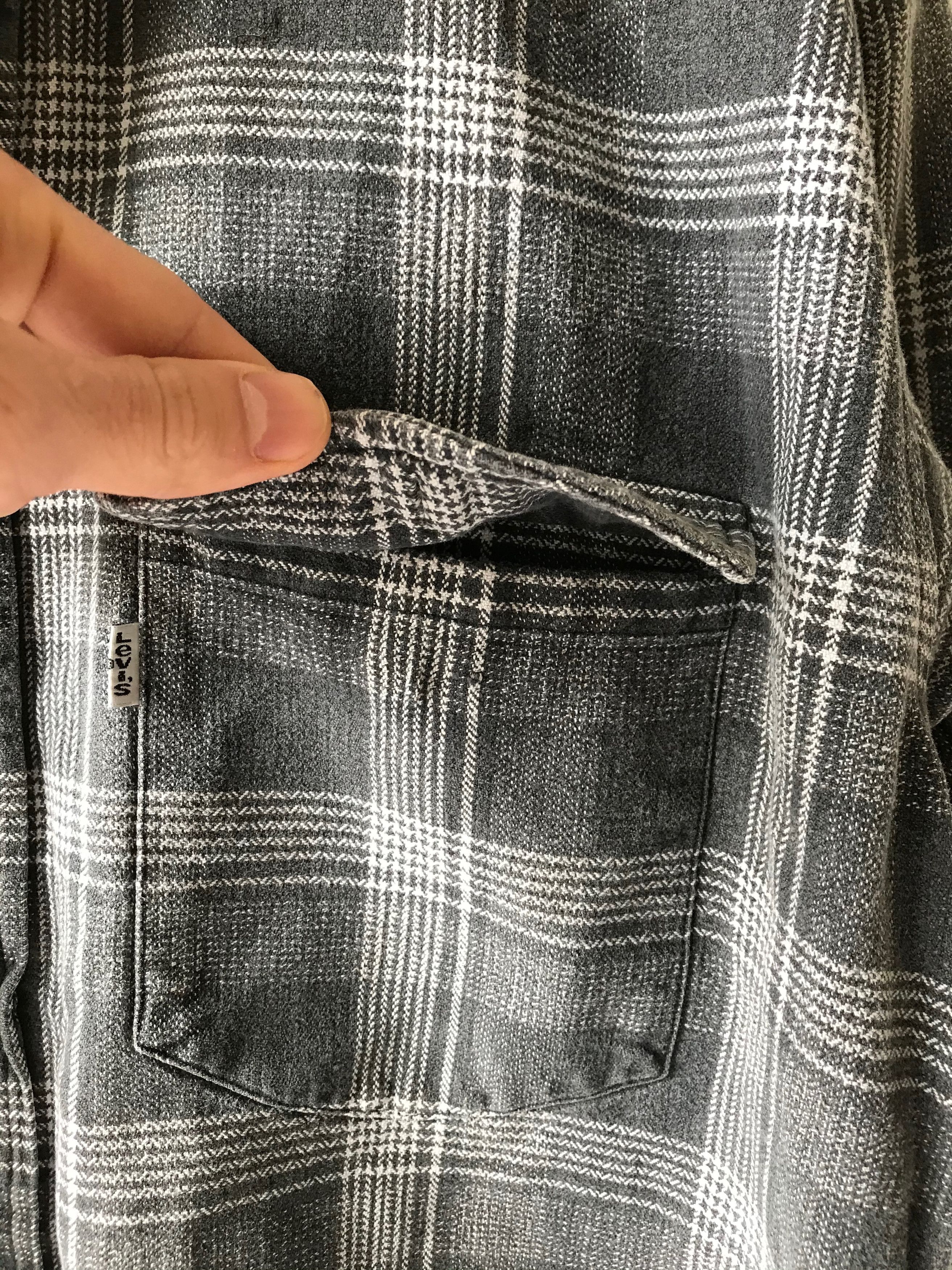 Levi's 1997 Levi's White Tab Plaid Shirt Plaid Overshirt Size US M / EU 48-50 / 2 - 4 Thumbnail