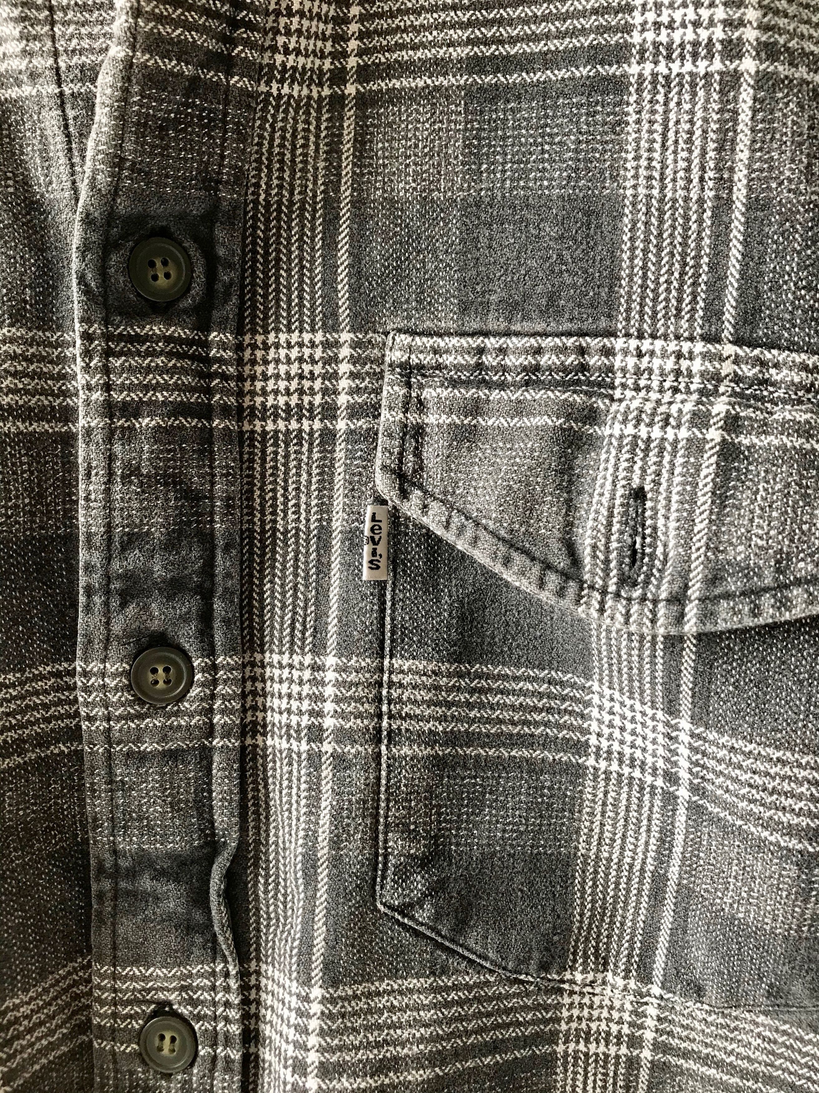 Levi's 1997 Levi's White Tab Plaid Shirt Plaid Overshirt Size US M / EU 48-50 / 2 - 3 Thumbnail