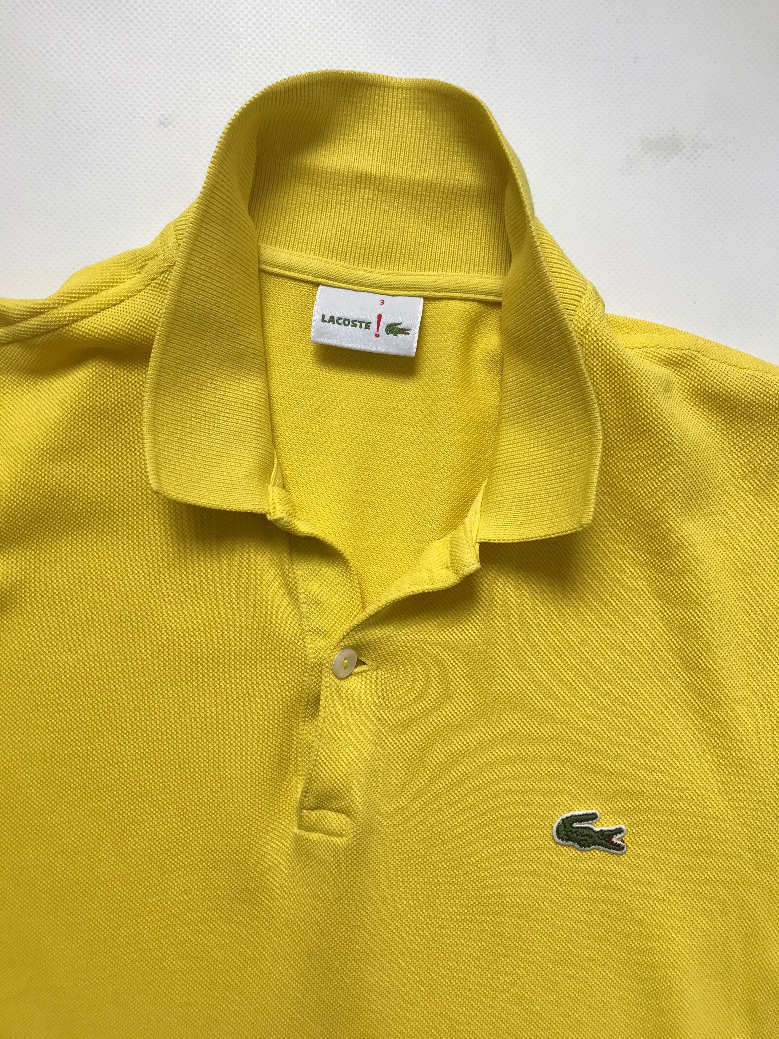 Lacoste Lacoste Live Vintage Polo shirt Short sleeve Yellow Size US M / EU 48-50 / 2 - 11 Thumbnail