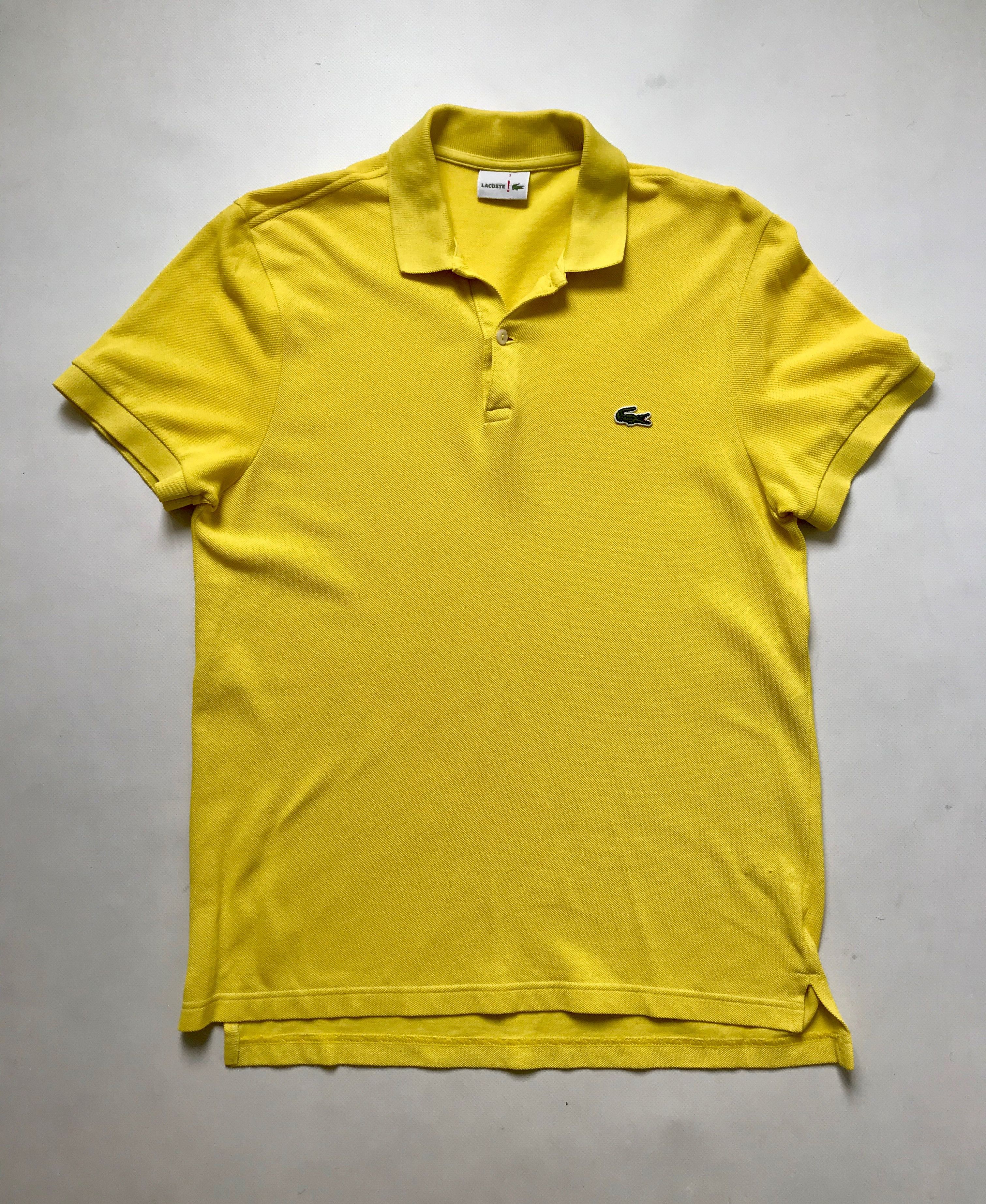 Lacoste Lacoste Live Vintage Polo shirt Short sleeve Yellow Size US M / EU 48-50 / 2 - 10 Thumbnail