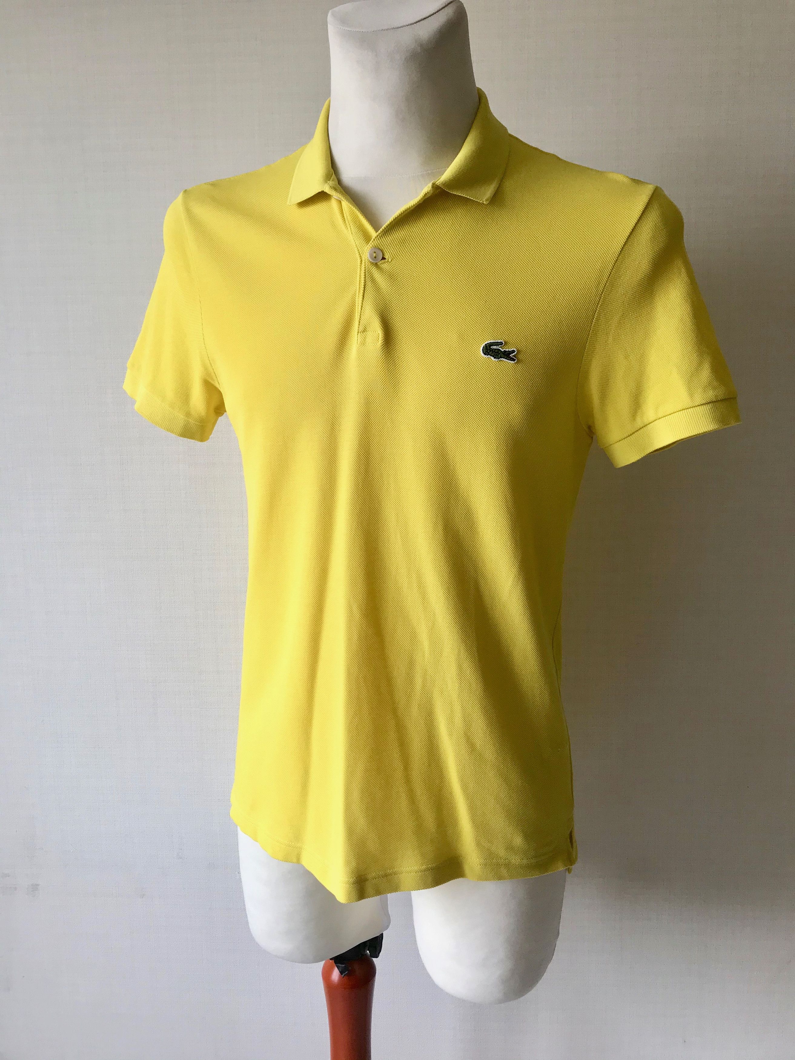 Lacoste Lacoste Live Vintage Polo shirt Short sleeve Yellow Size US M / EU 48-50 / 2 - 1 Thumbnail
