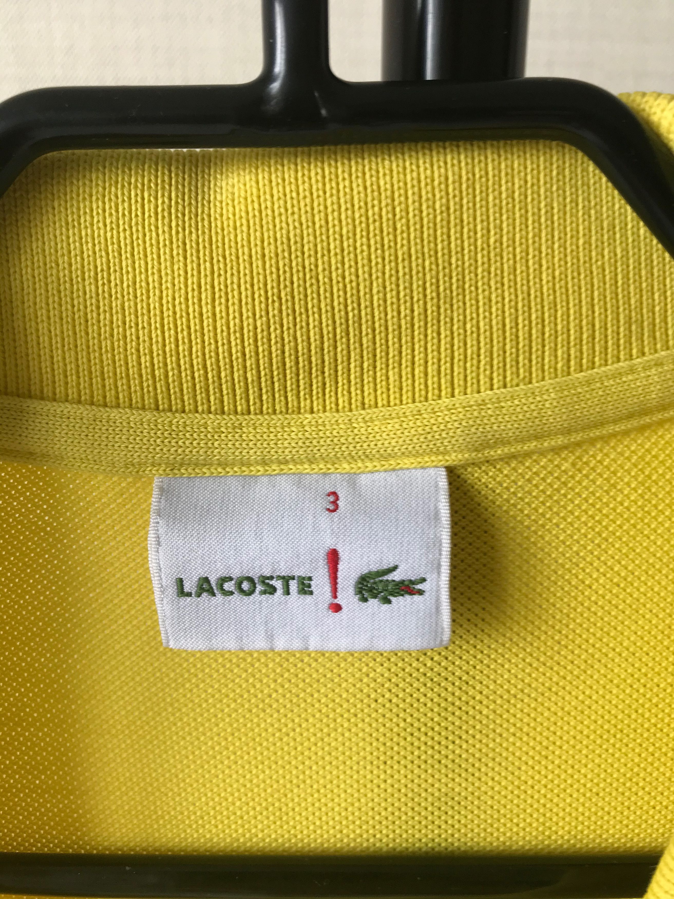 Lacoste Lacoste Live Vintage Polo shirt Short sleeve Yellow Size US M / EU 48-50 / 2 - 7 Thumbnail