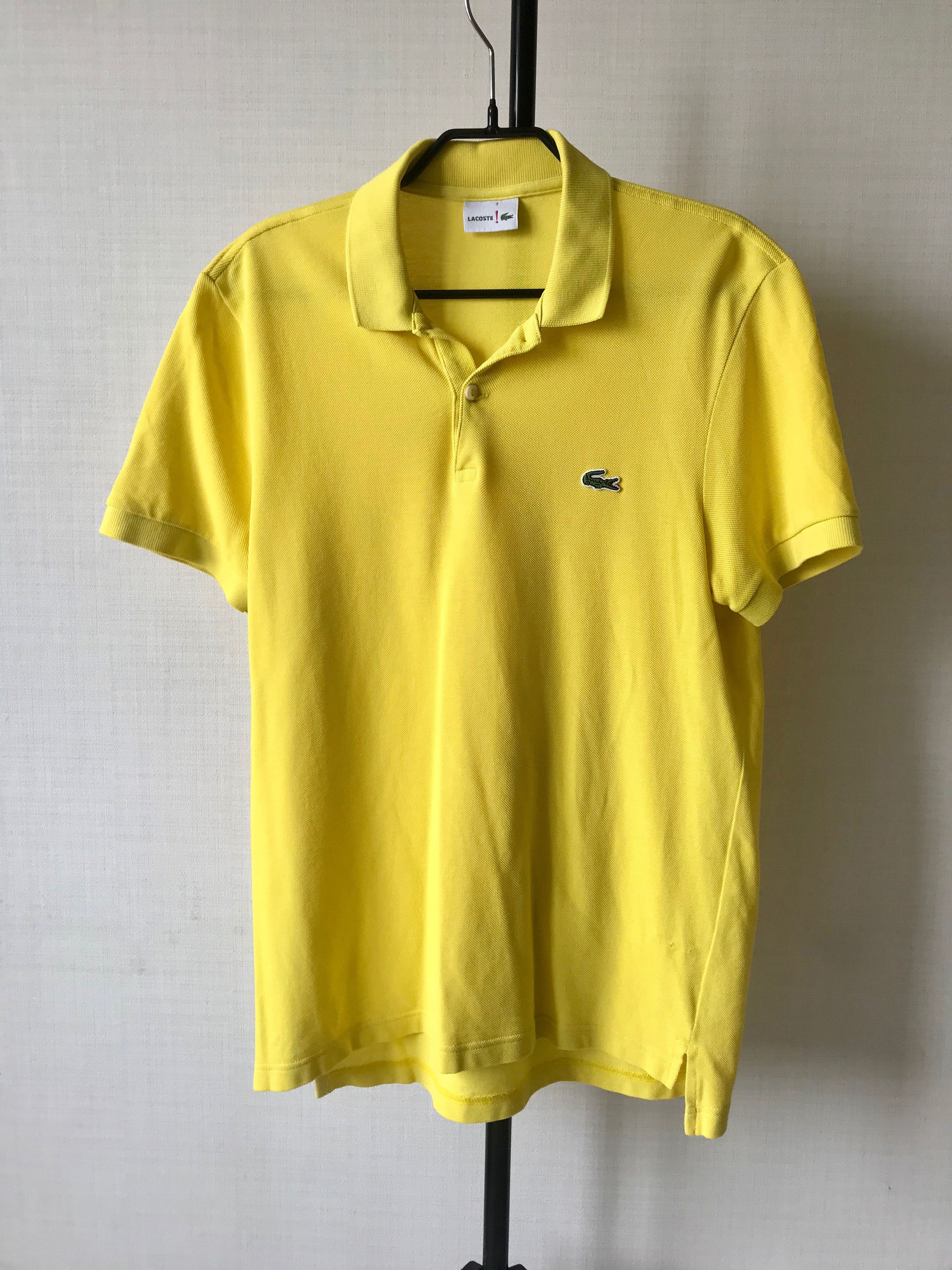 Lacoste Lacoste Live Vintage Polo shirt Short sleeve Yellow Size US M / EU 48-50 / 2 - 5 Thumbnail