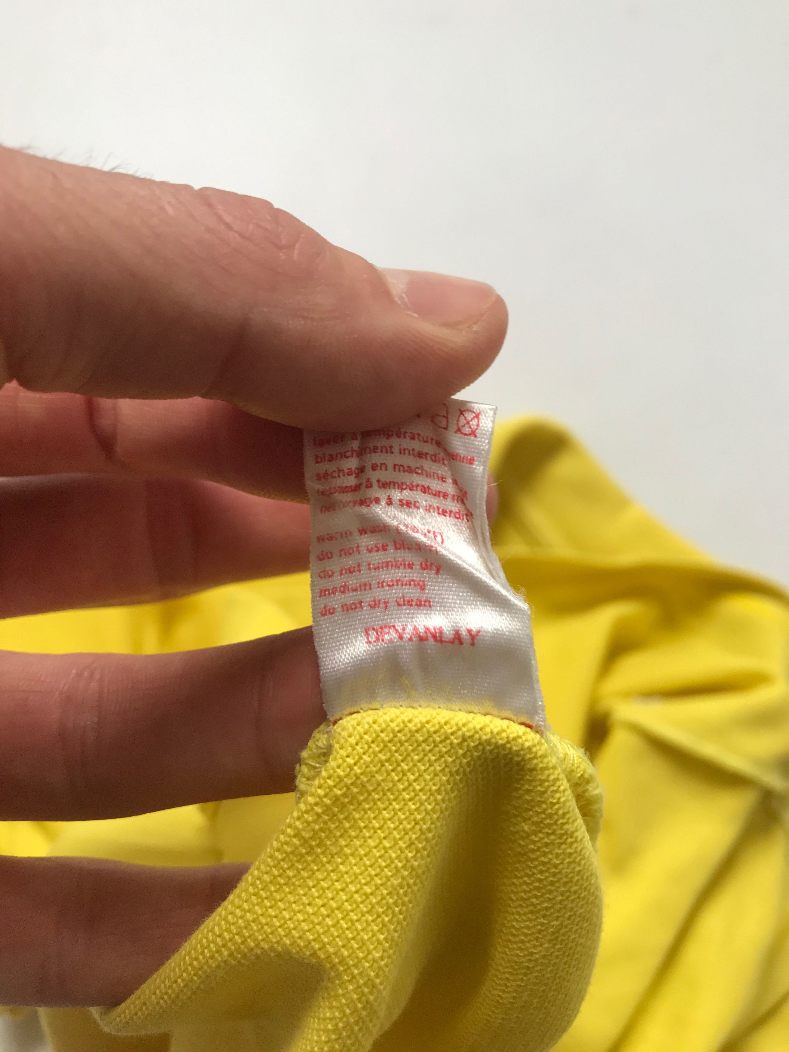 Lacoste Lacoste Live Vintage Polo shirt Short sleeve Yellow Size US M / EU 48-50 / 2 - 14 Thumbnail