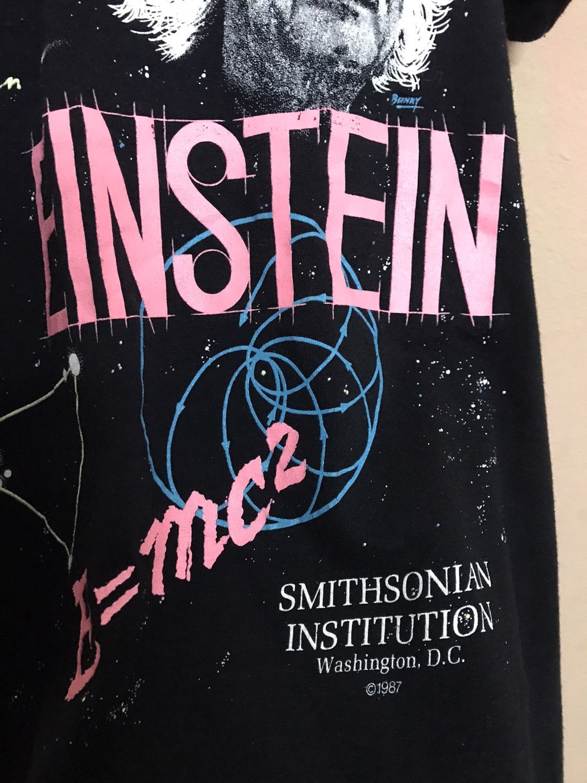 Vintage Truly Vintage 90s Albert Einstein Distressed Tshirt Size US S / EU 44-46 / 1 - 4 Thumbnail