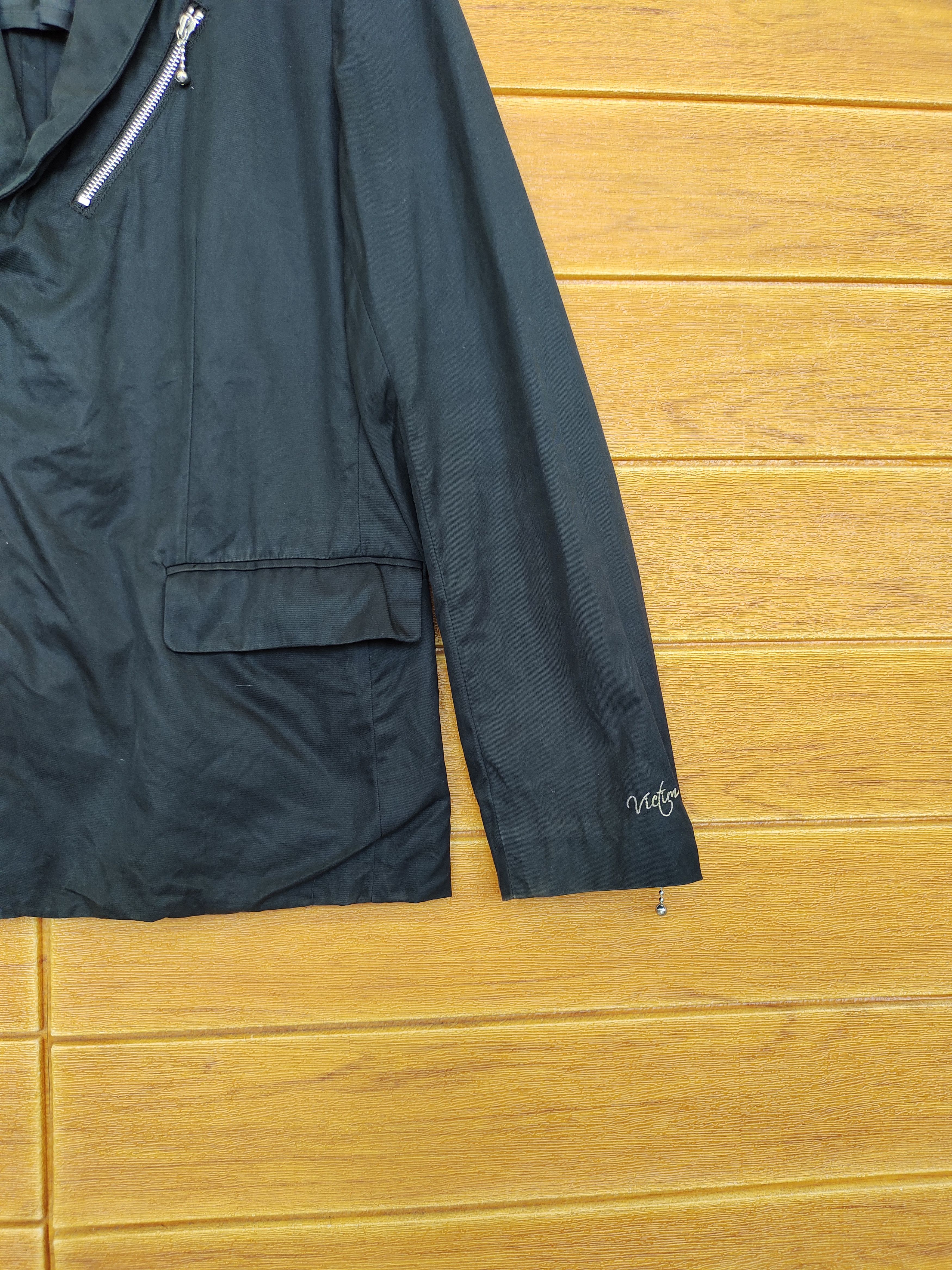 If Six Was Nine VICTIM Made In Japan Punk Zipper Light Jacket Size US M / EU 48-50 / 2 - 6 Thumbnail