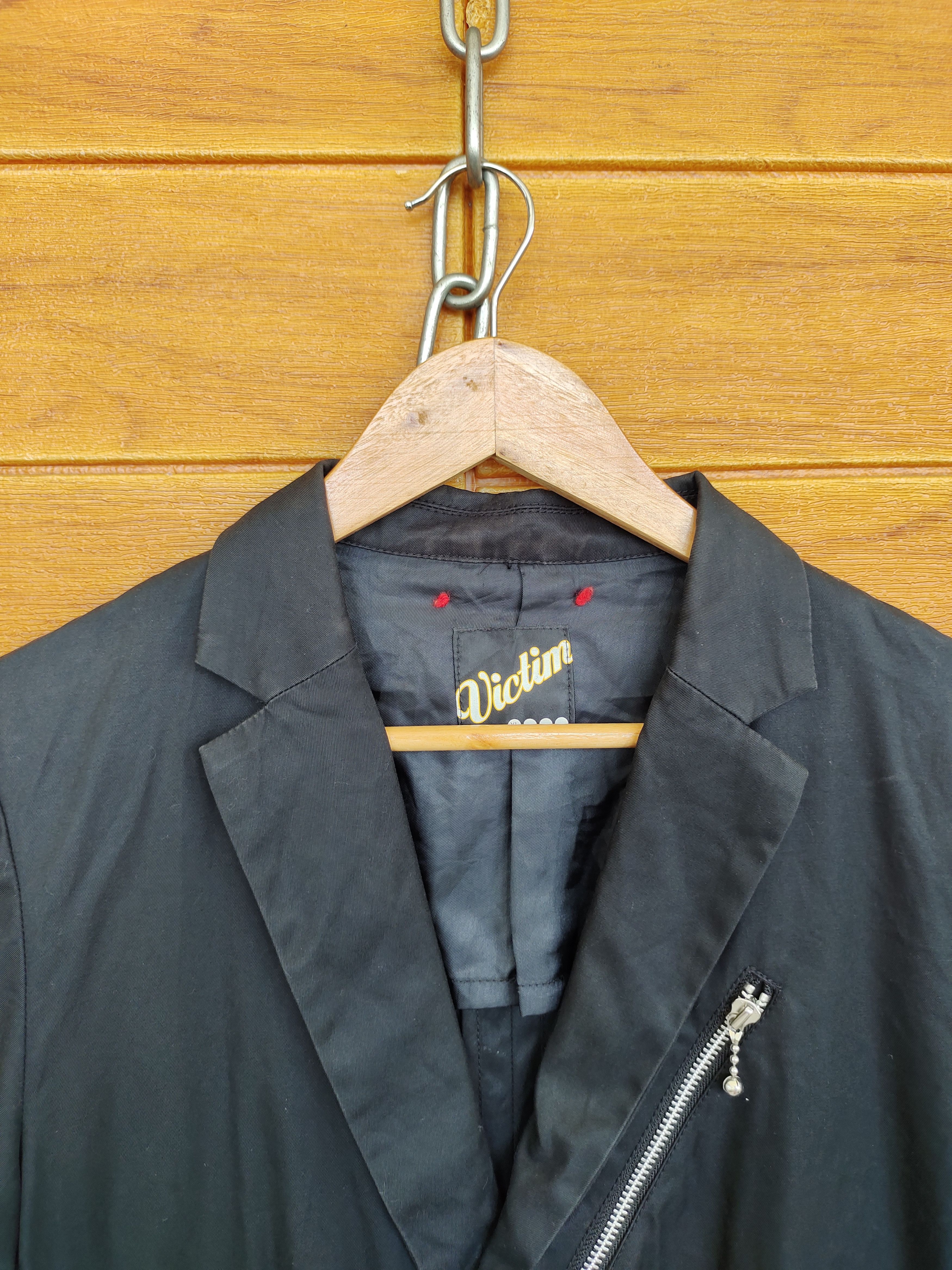 If Six Was Nine VICTIM Made In Japan Punk Zipper Light Jacket Size US M / EU 48-50 / 2 - 2 Thumbnail
