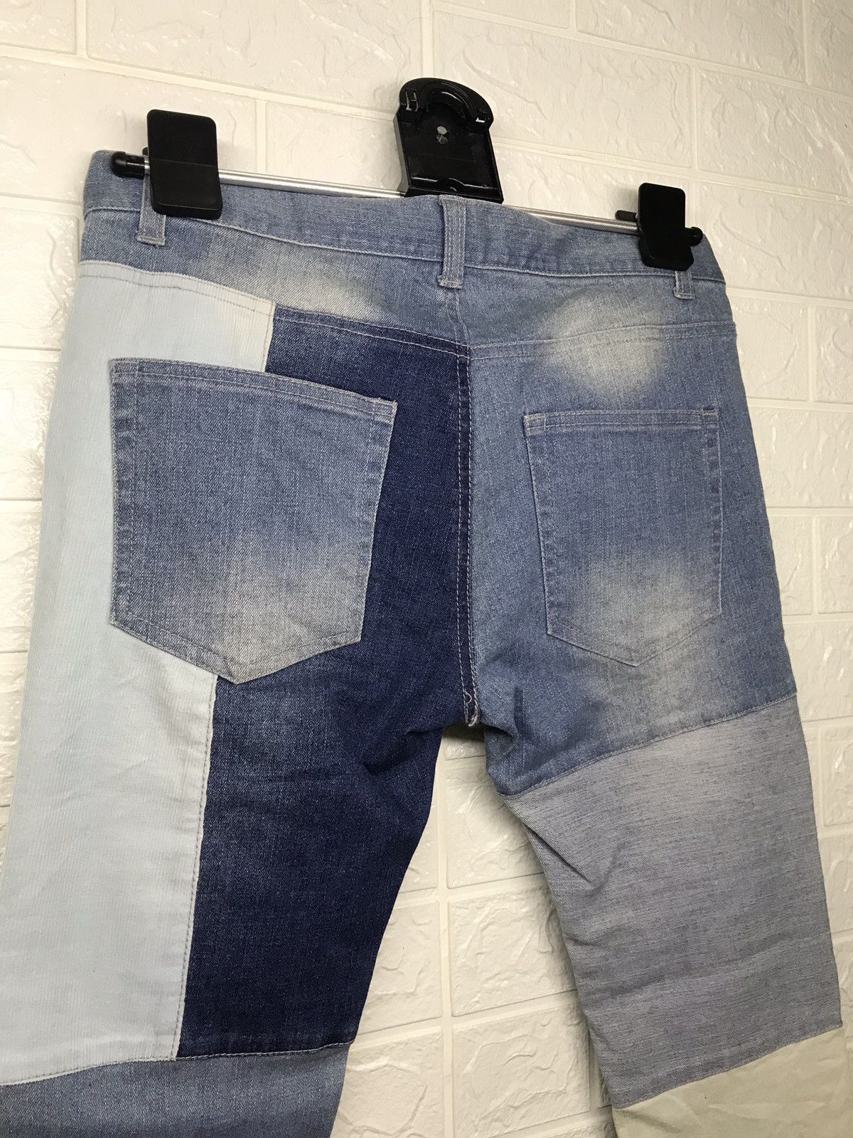 Art Comes First × Designer Custom Made Patchwork Denim Pants Size US 32 / EU 48 - 5 Thumbnail
