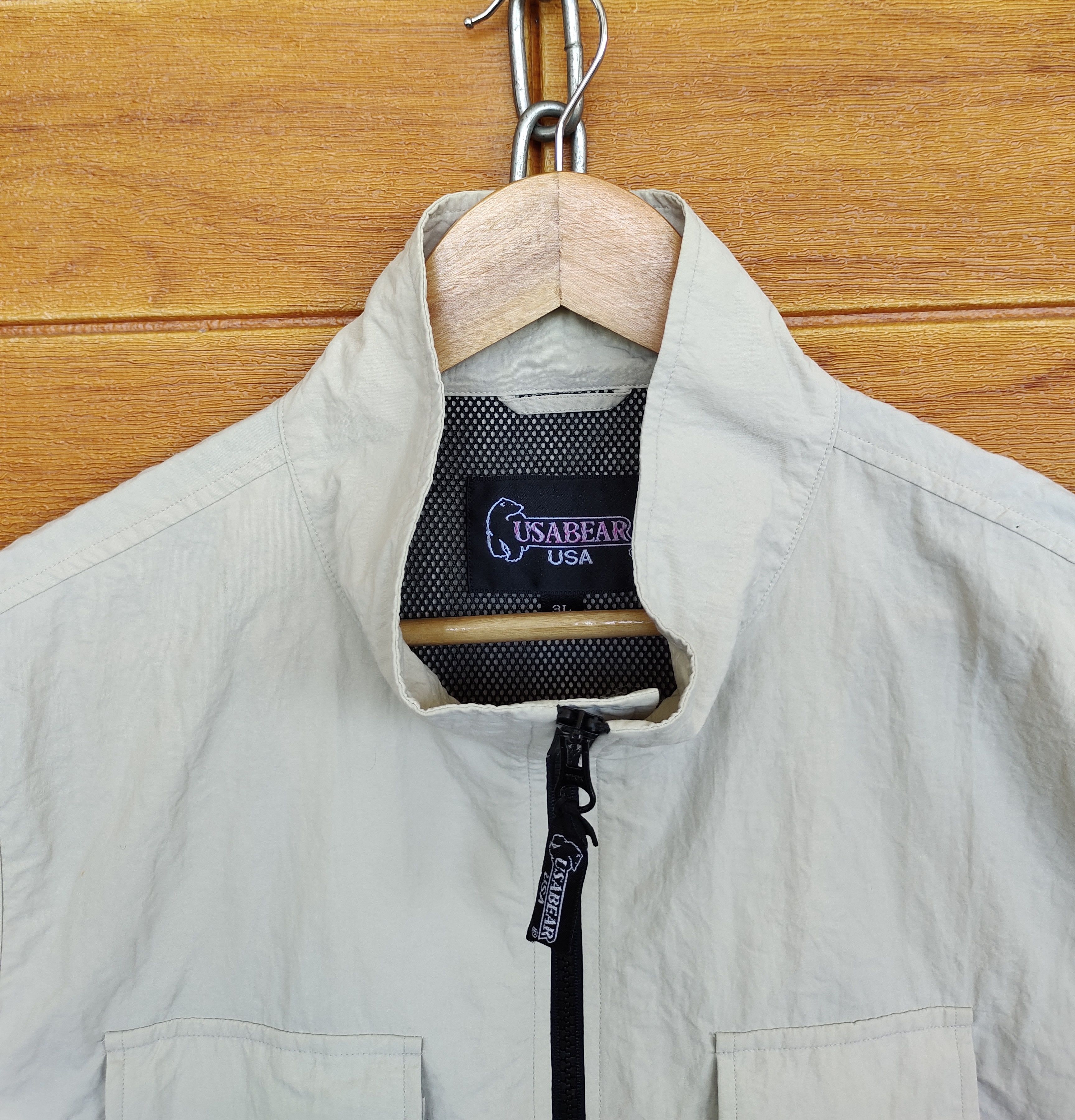 Golden Bear Vintage 90s USA BEAR Outdoor Nylon Vest Size US XL / EU 56 / 4 - 2 Thumbnail