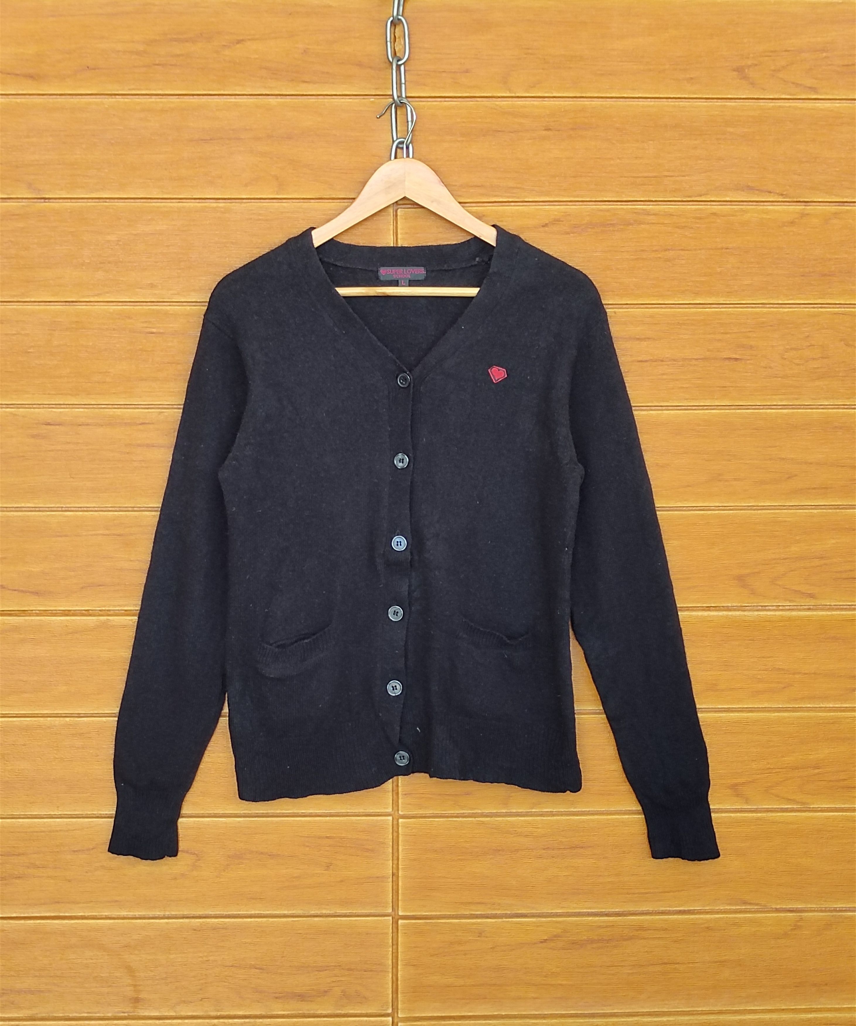 Japanese Brand Vintage SUPERLOVERS Japan Women Button Sweater Size ONE SIZE - 1 Thumbnail