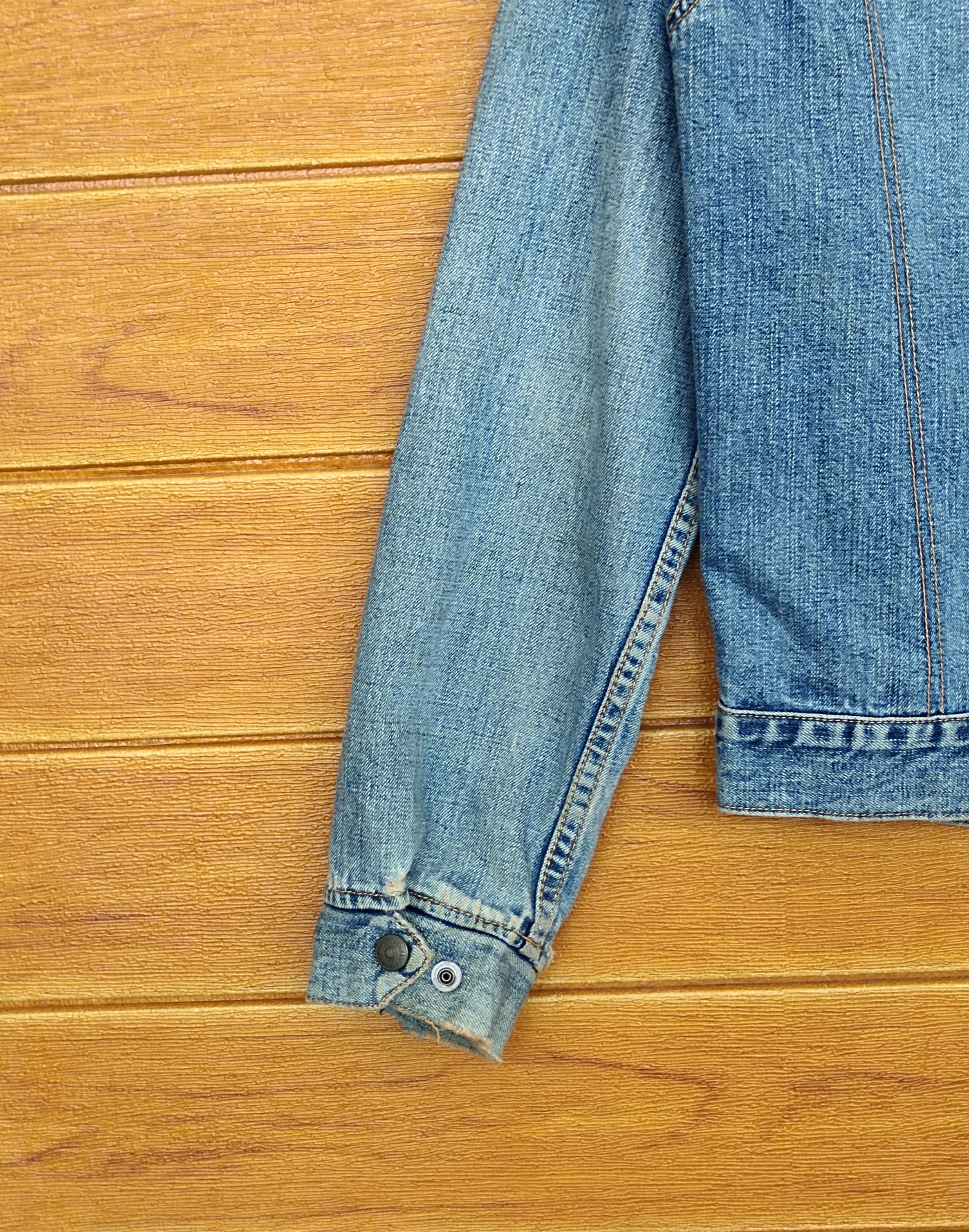 Levi's Vintage 90s Levis Distressed patina Denim Jacket Size US M / EU 48-50 / 2 - 9 Thumbnail
