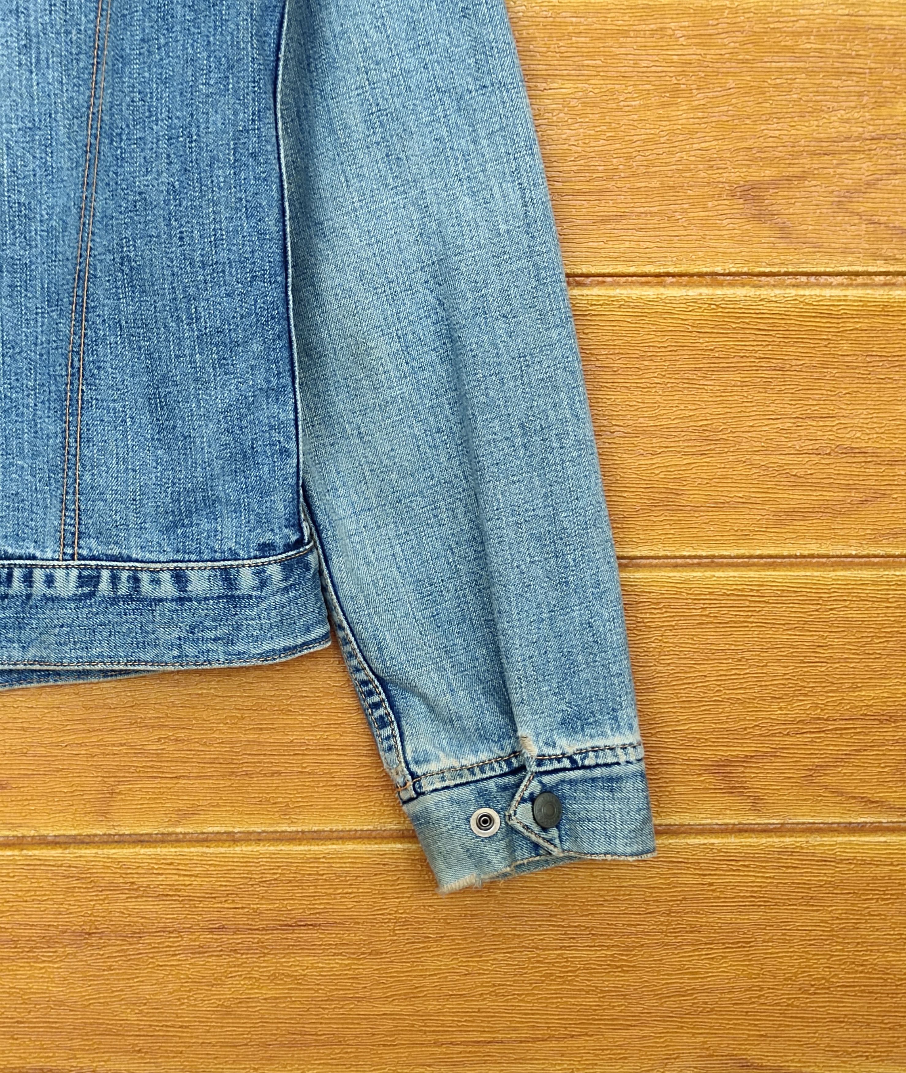 Levi's Vintage 90s Levis Distressed patina Denim Jacket Size US M / EU 48-50 / 2 - 10 Thumbnail