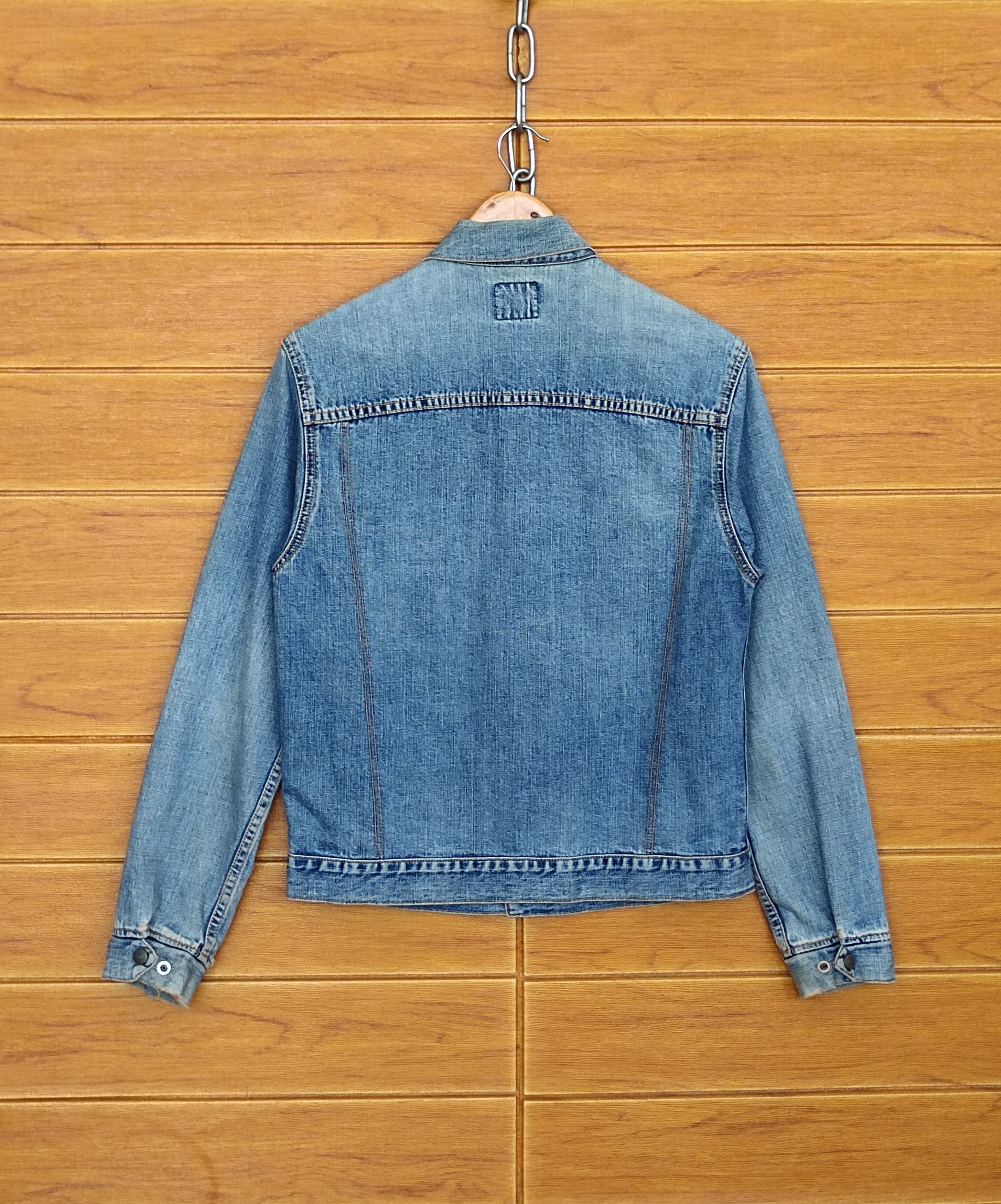 Levi's Vintage 90s Levis Distressed patina Denim Jacket Size US M / EU 48-50 / 2 - 8 Thumbnail