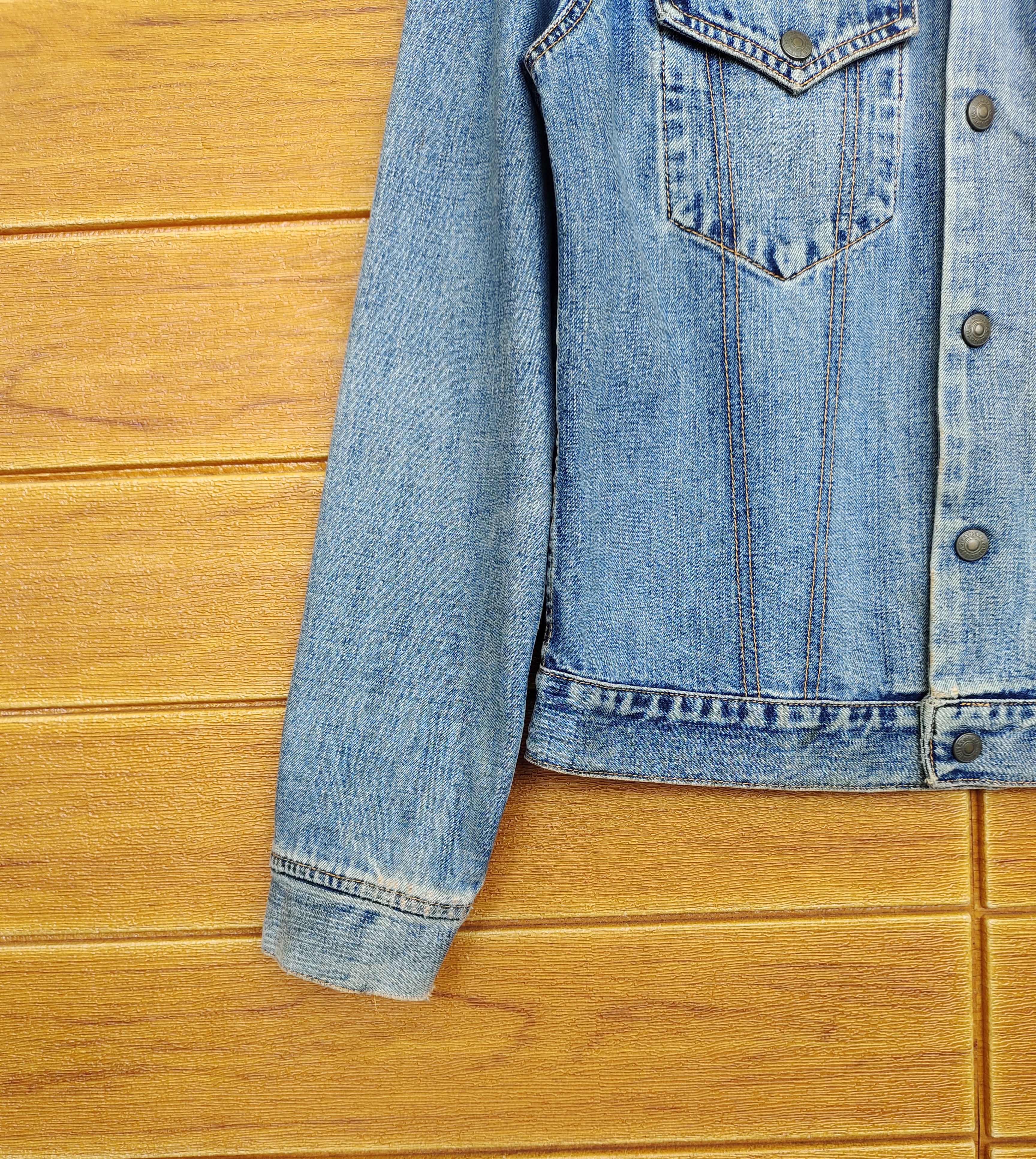 Levi's Vintage 90s Levis Distressed patina Denim Jacket Size US M / EU 48-50 / 2 - 5 Thumbnail