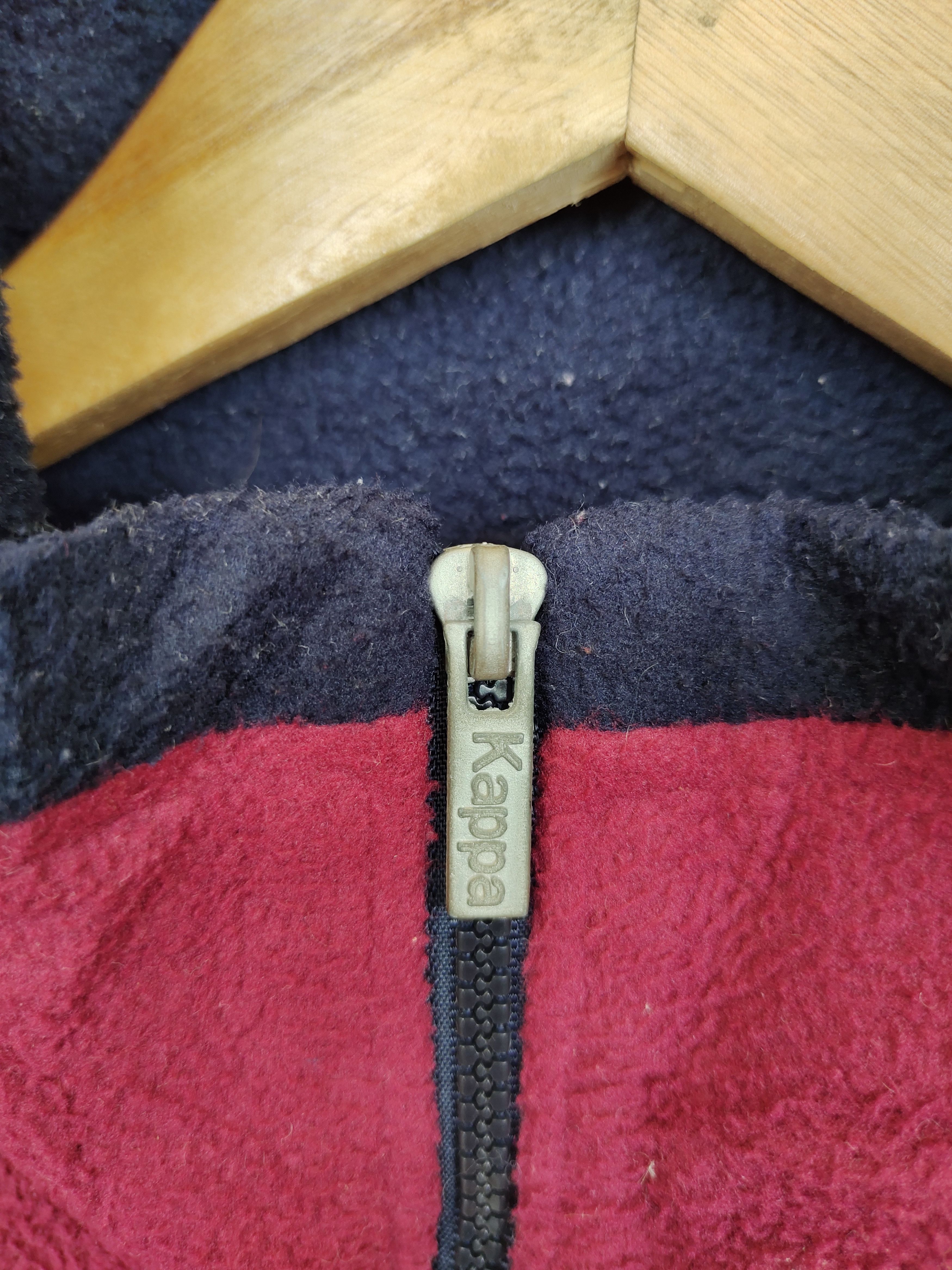 Kappa Vintage 90s KAPPA Embroidered Logo Fleece Sweater -red Size US L / EU 52-54 / 3 - 10 Thumbnail