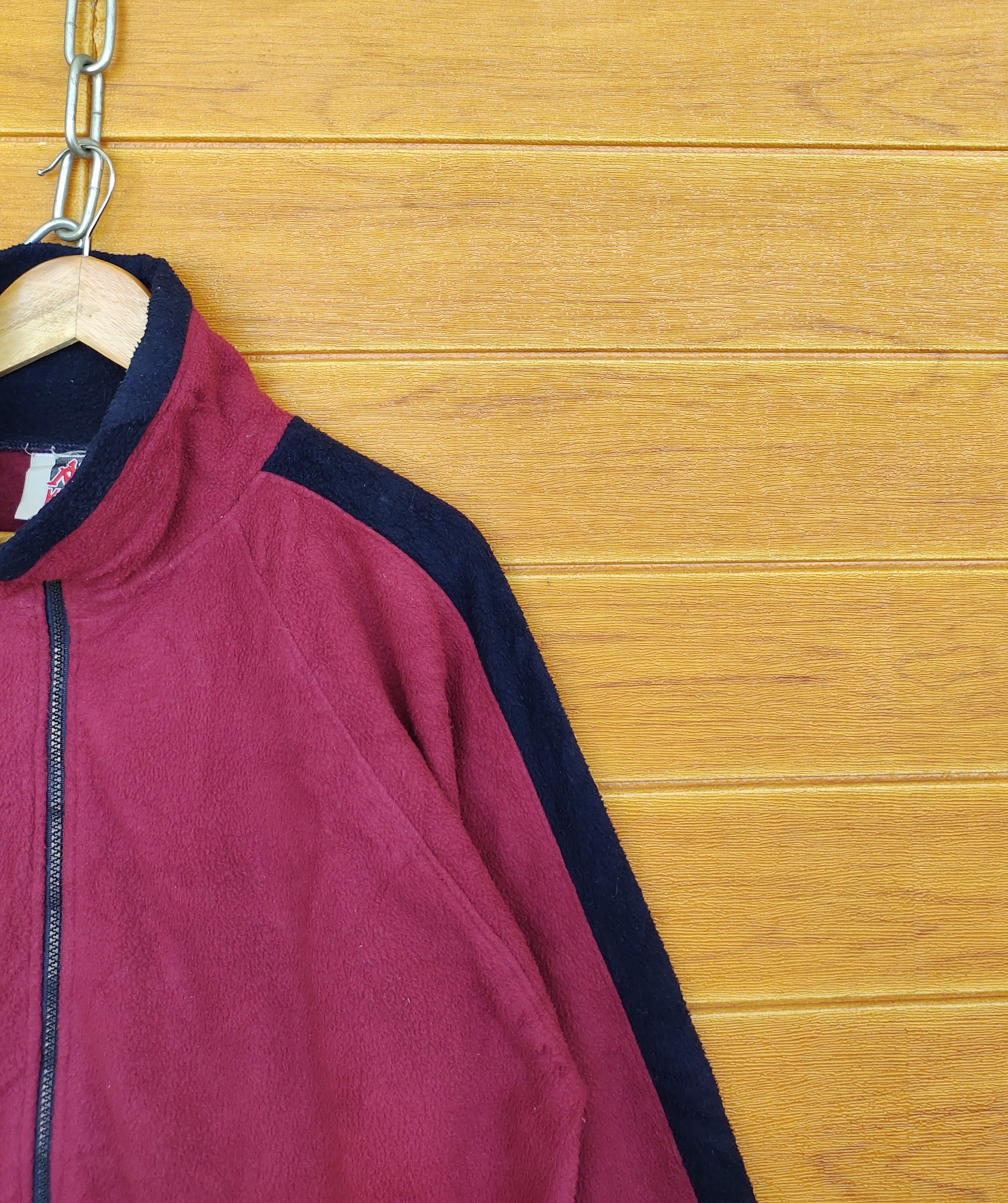 Kappa Vintage 90s KAPPA Embroidered Logo Fleece Sweater -red Size US L / EU 52-54 / 3 - 5 Thumbnail