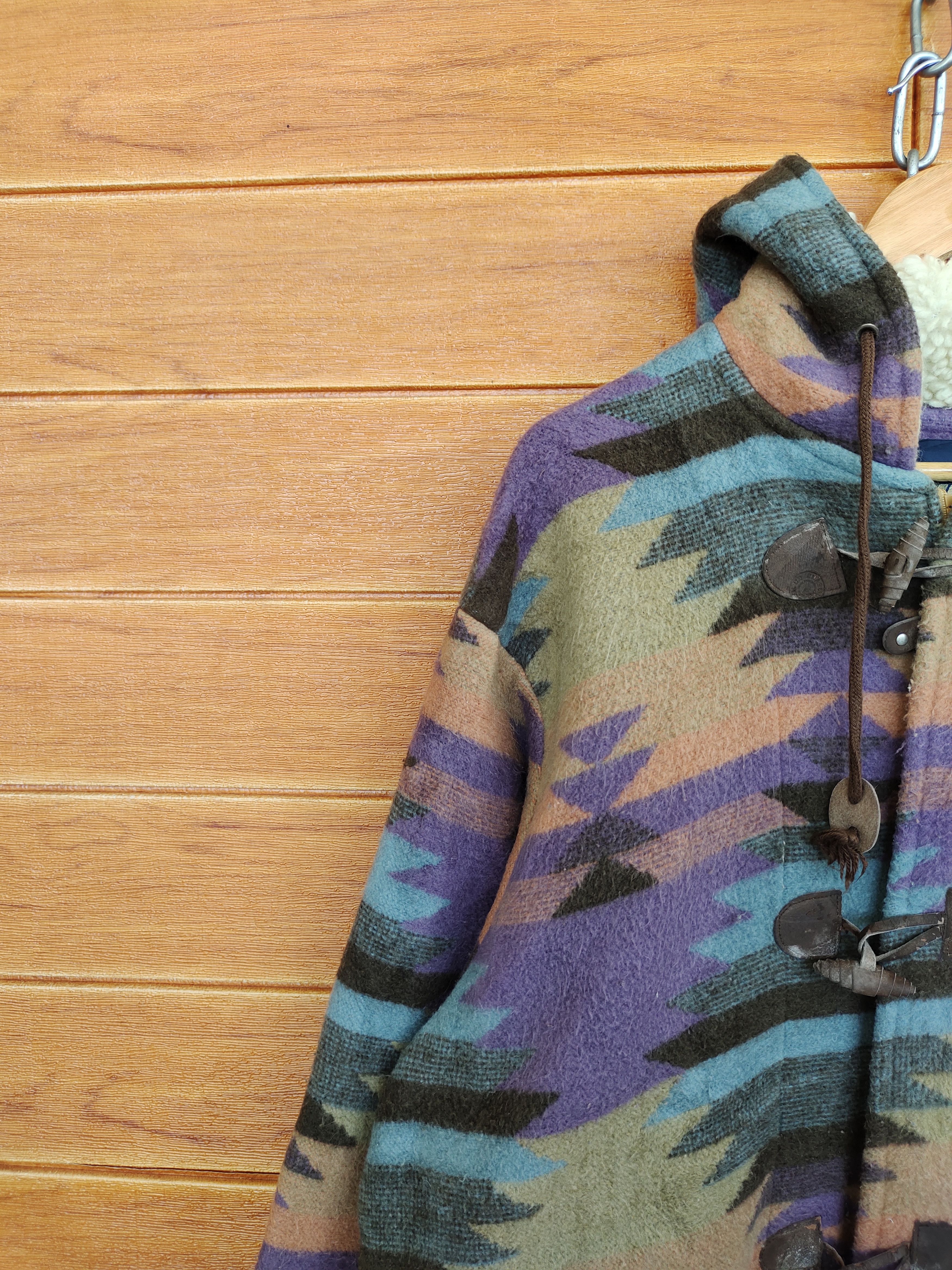 Vintage Vintage HENKE Aztec Tribal Navajo Wool Jacket Size US L / EU 52-54 / 3 - 4 Thumbnail