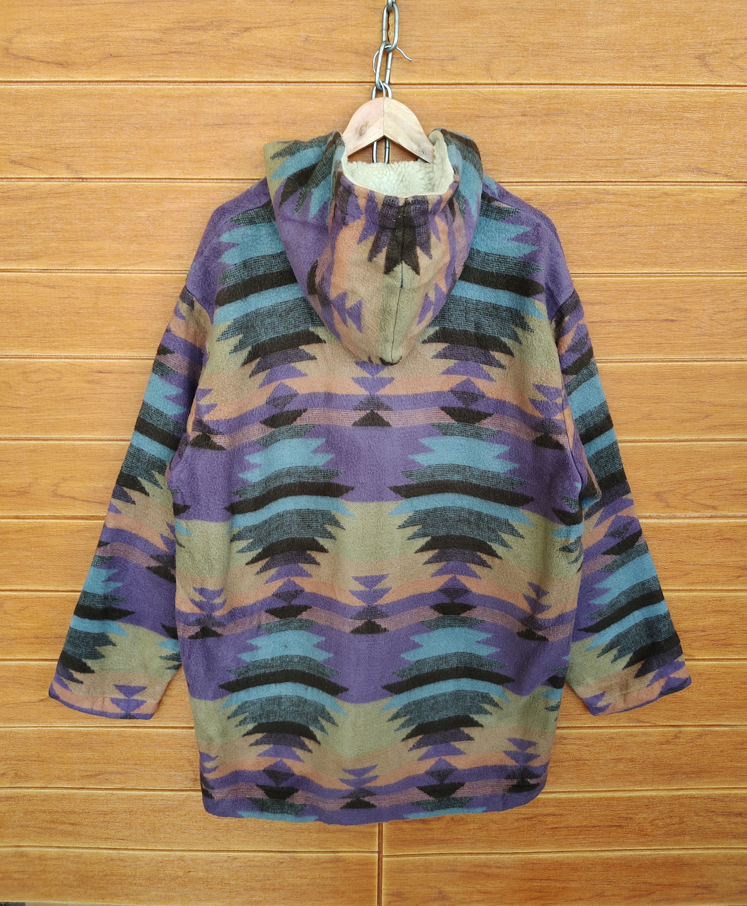 Vintage Vintage HENKE Aztec Tribal Navajo Wool Jacket Size US L / EU 52-54 / 3 - 8 Thumbnail