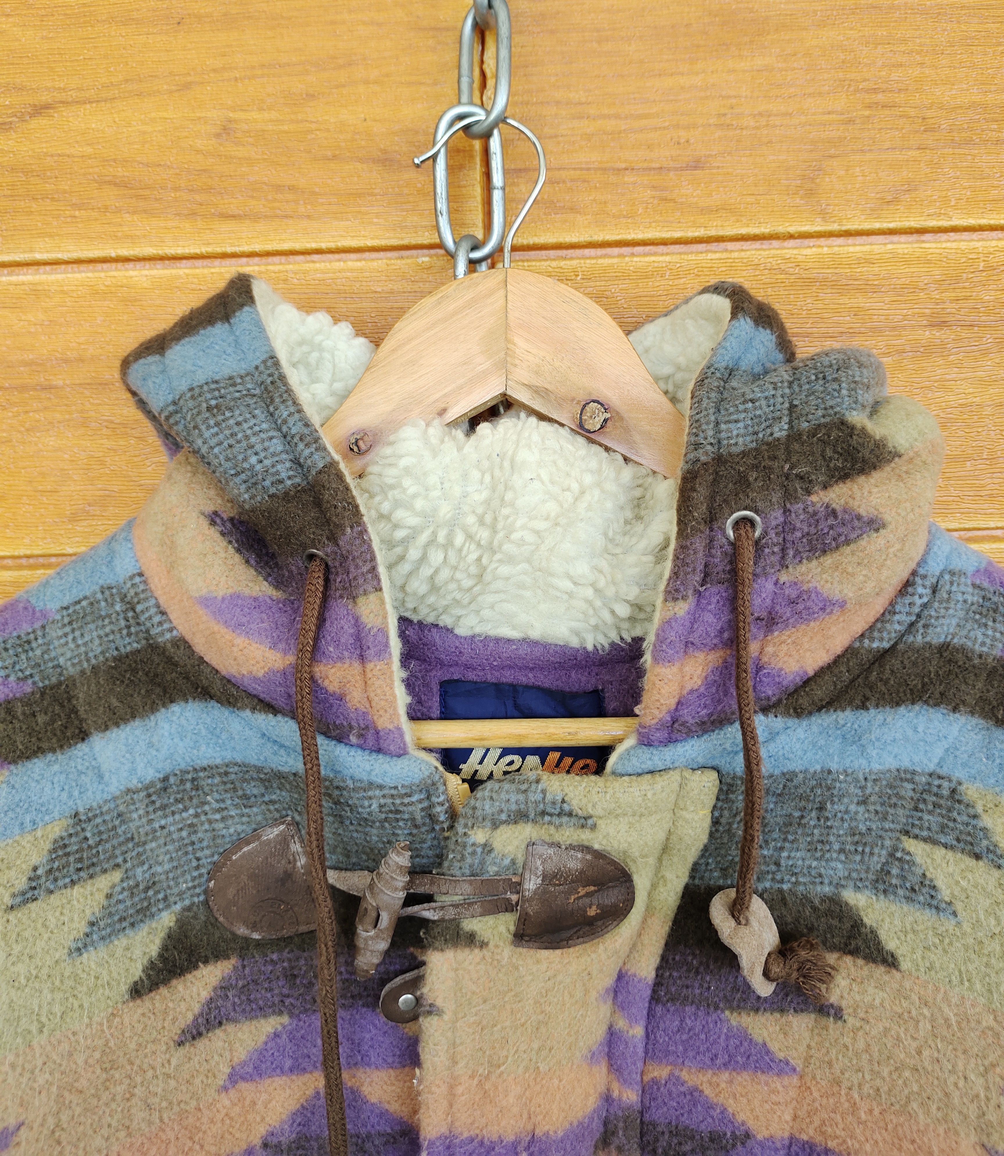Vintage Vintage HENKE Aztec Tribal Navajo Wool Jacket Size US L / EU 52-54 / 3 - 3 Thumbnail