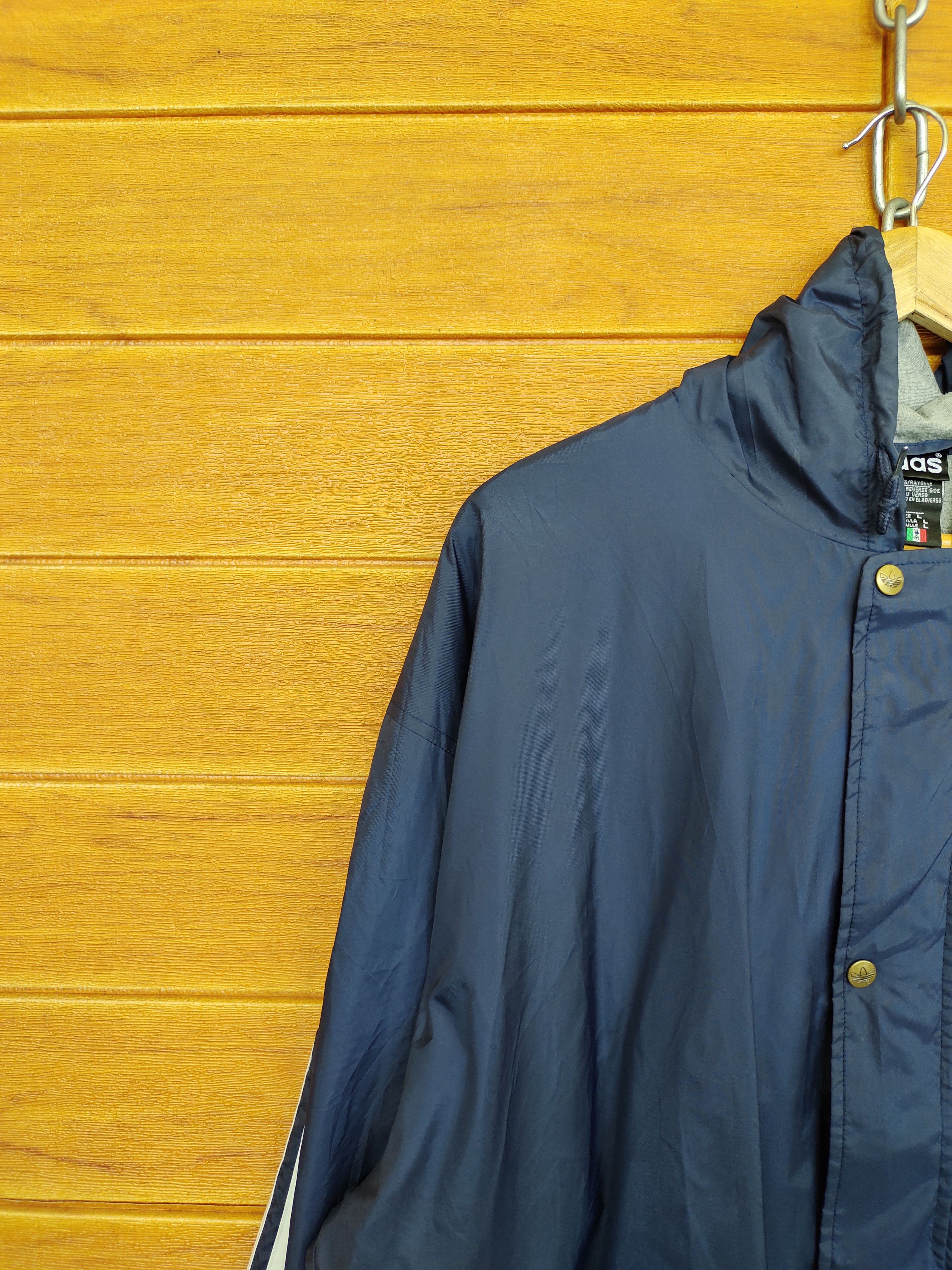 Vintage Vintage 90s ADIDAS Light Jacket Size US L / EU 52-54 / 3 - 3 Thumbnail