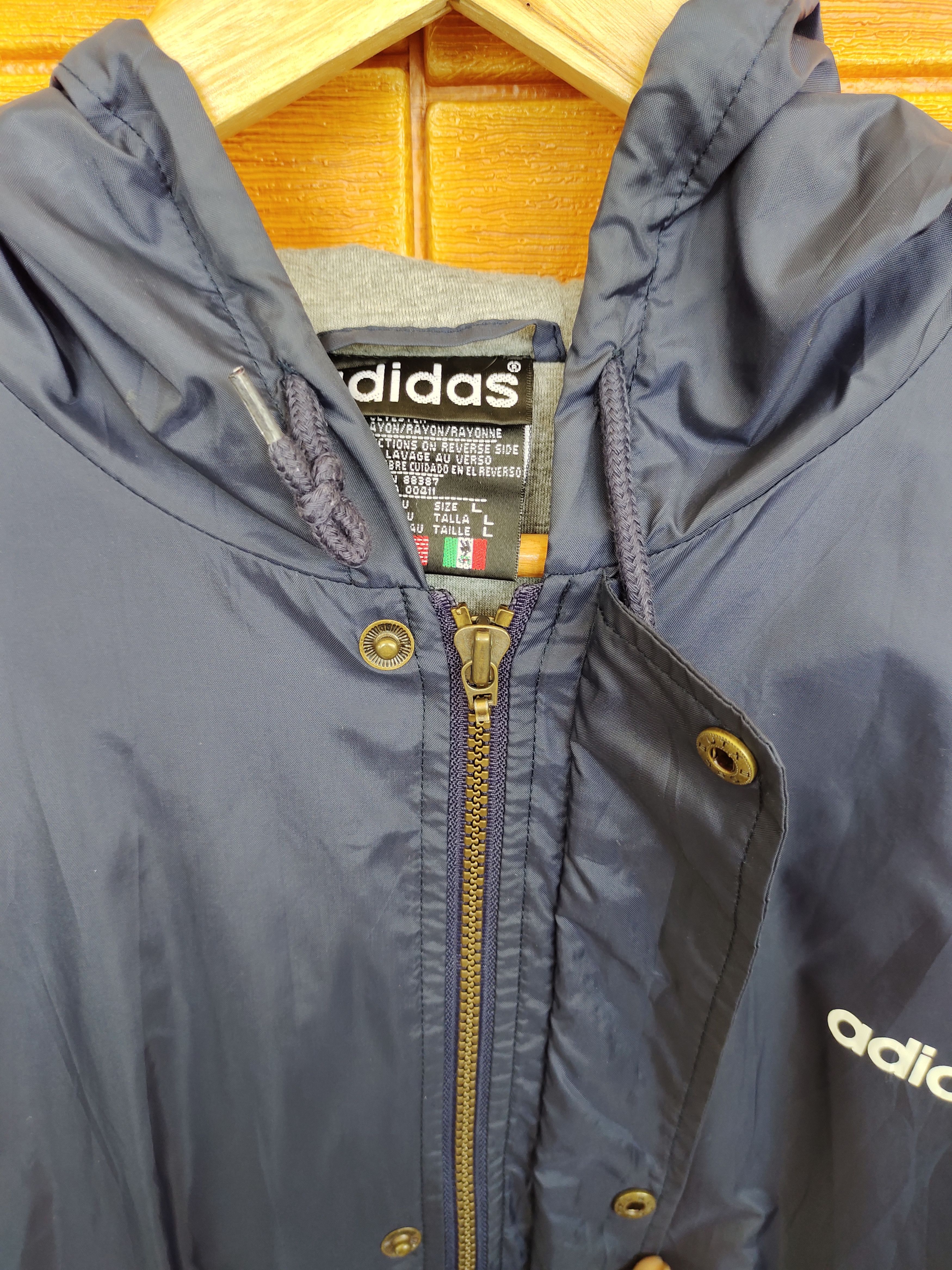 Vintage Vintage 90s ADIDAS Light Jacket Size US L / EU 52-54 / 3 - 12 Thumbnail