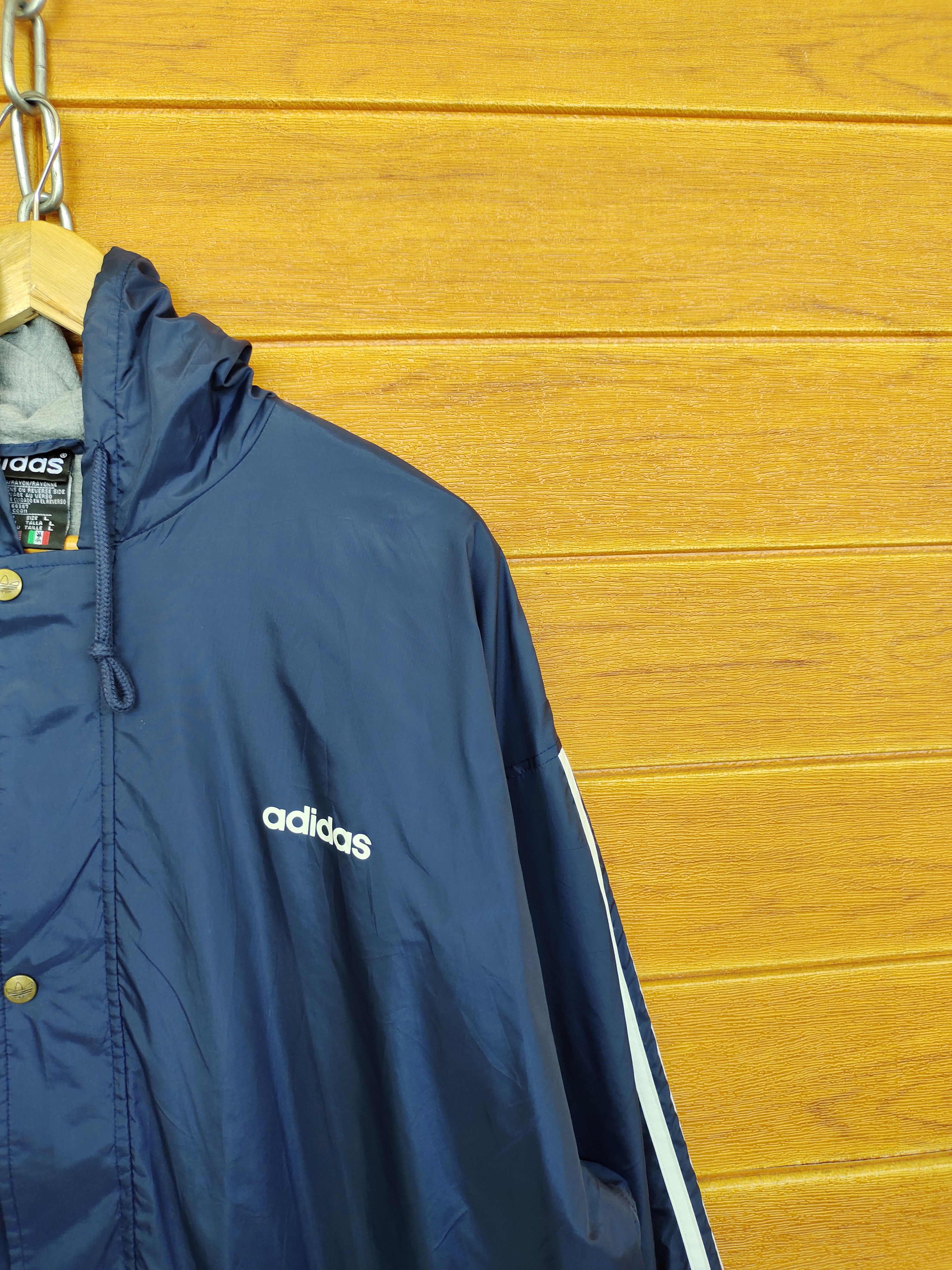 Vintage Vintage 90s ADIDAS Light Jacket Size US L / EU 52-54 / 3 - 4 Thumbnail