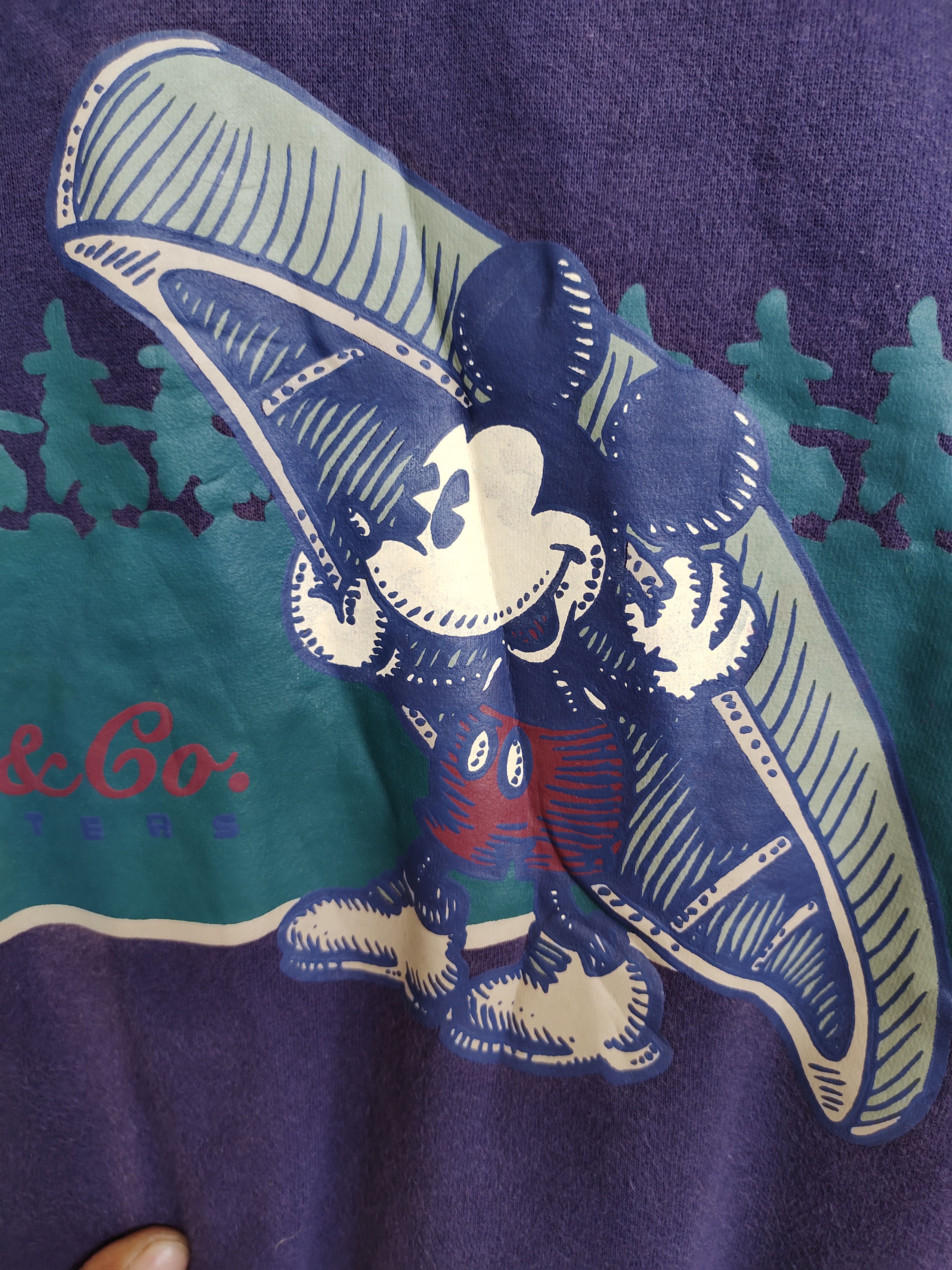 Disney Vintage 90s MICKEY MOUSE Outfitters Anorak Sweater Size US M / EU 48-50 / 2 - 5 Thumbnail
