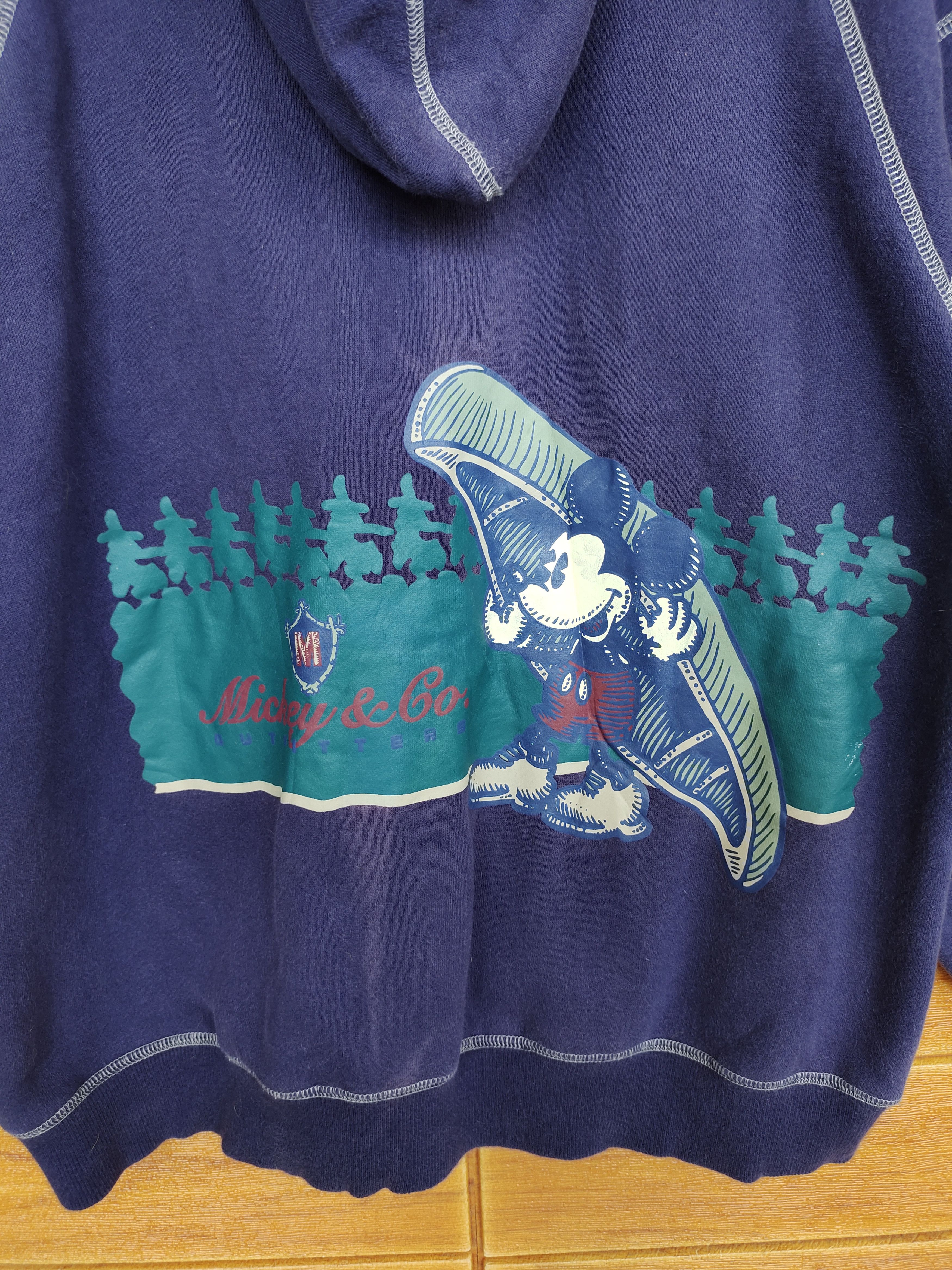 Disney Vintage 90s MICKEY MOUSE Outfitters Anorak Sweater Size US M / EU 48-50 / 2 - 3 Thumbnail