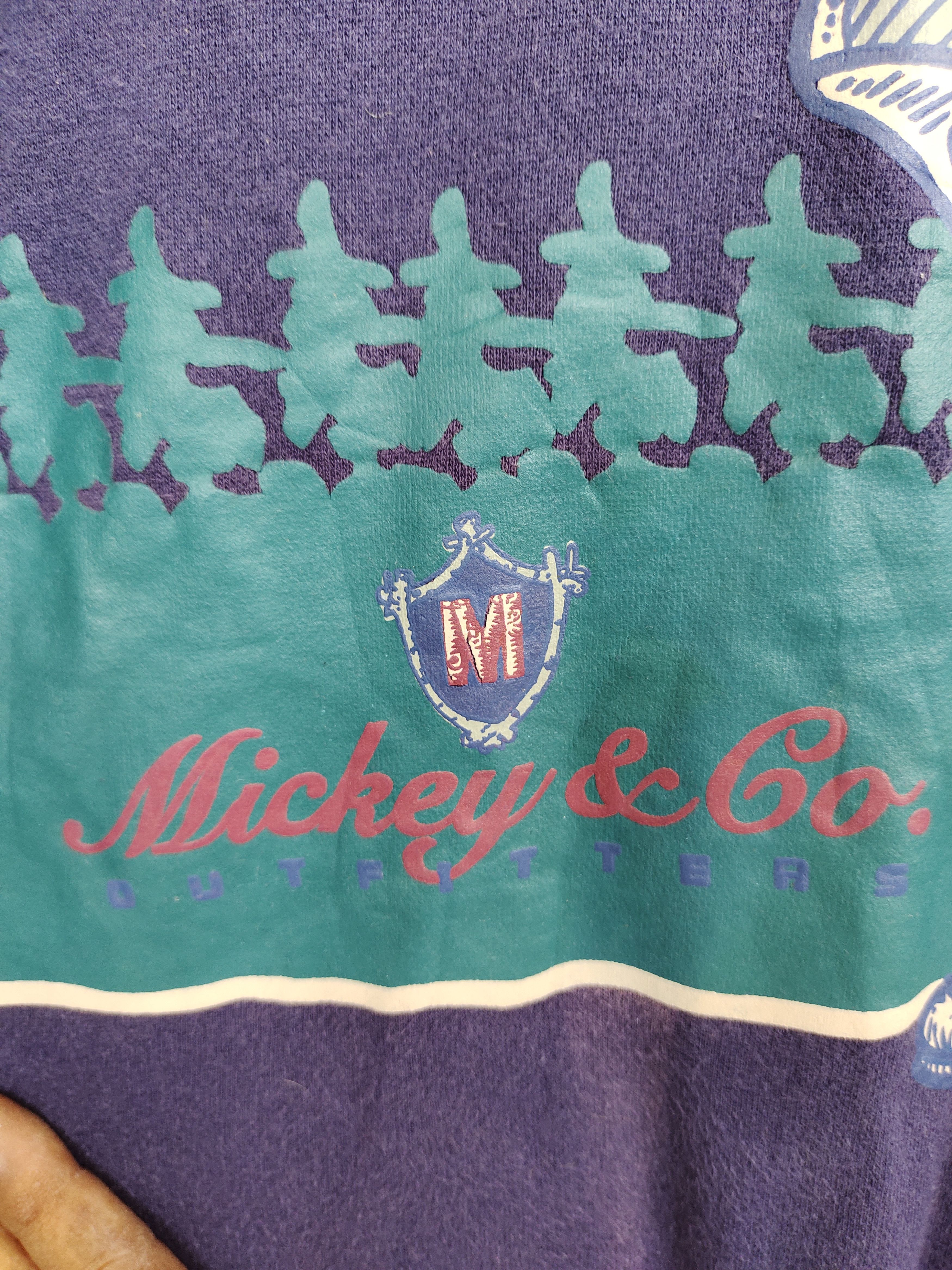 Disney Vintage 90s MICKEY MOUSE Outfitters Anorak Sweater Size US M / EU 48-50 / 2 - 4 Thumbnail