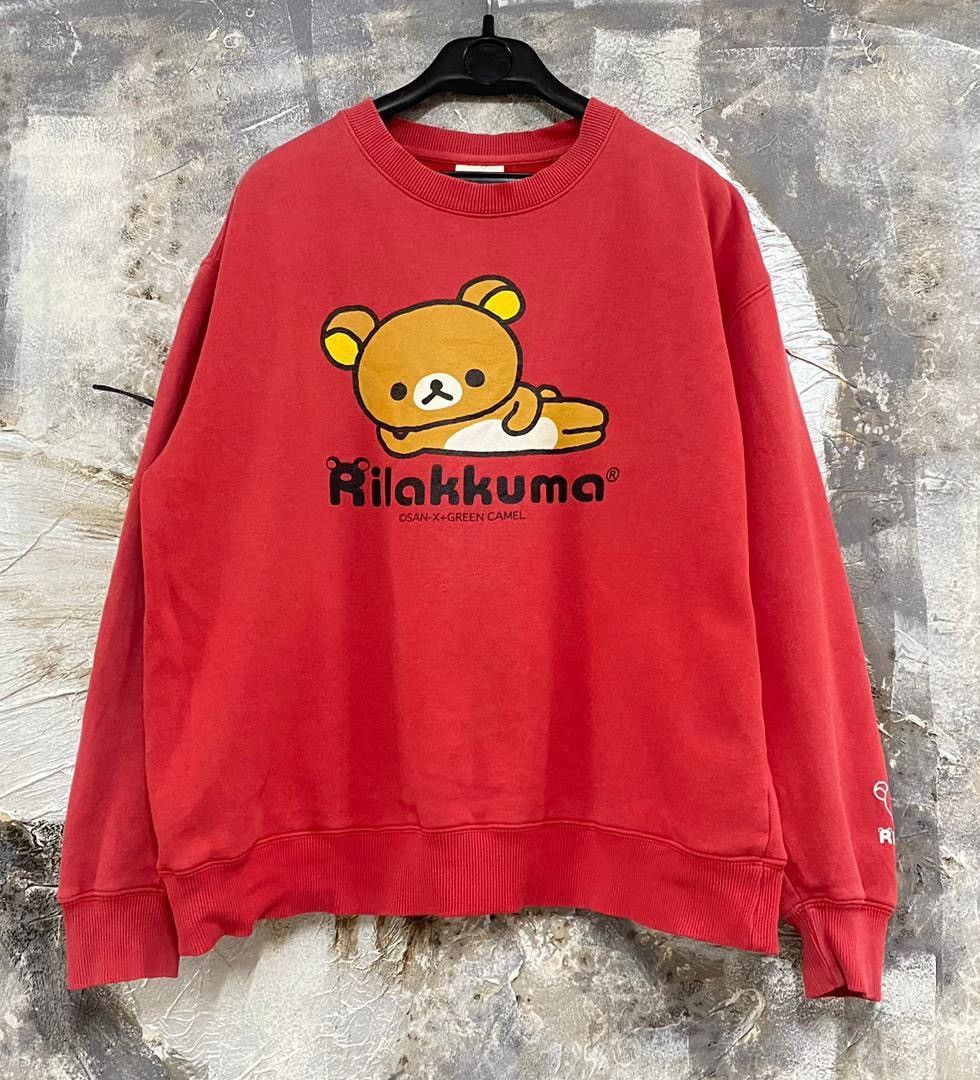 Vintage Rilakkuma San-X + Green Camel Crewneck Sweatshirt