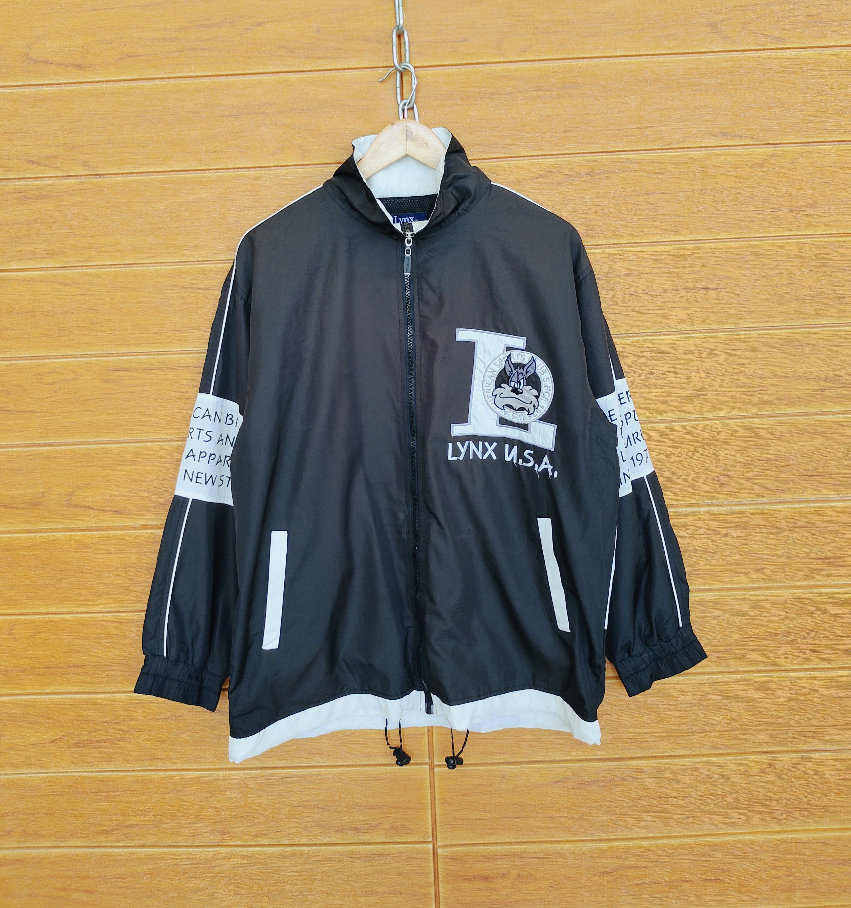 Vintage Vintage 90s LYNX USA Embroidered Cartoon Windbreaker Size US M / EU 48-50 / 2 - 2 Thumbnail