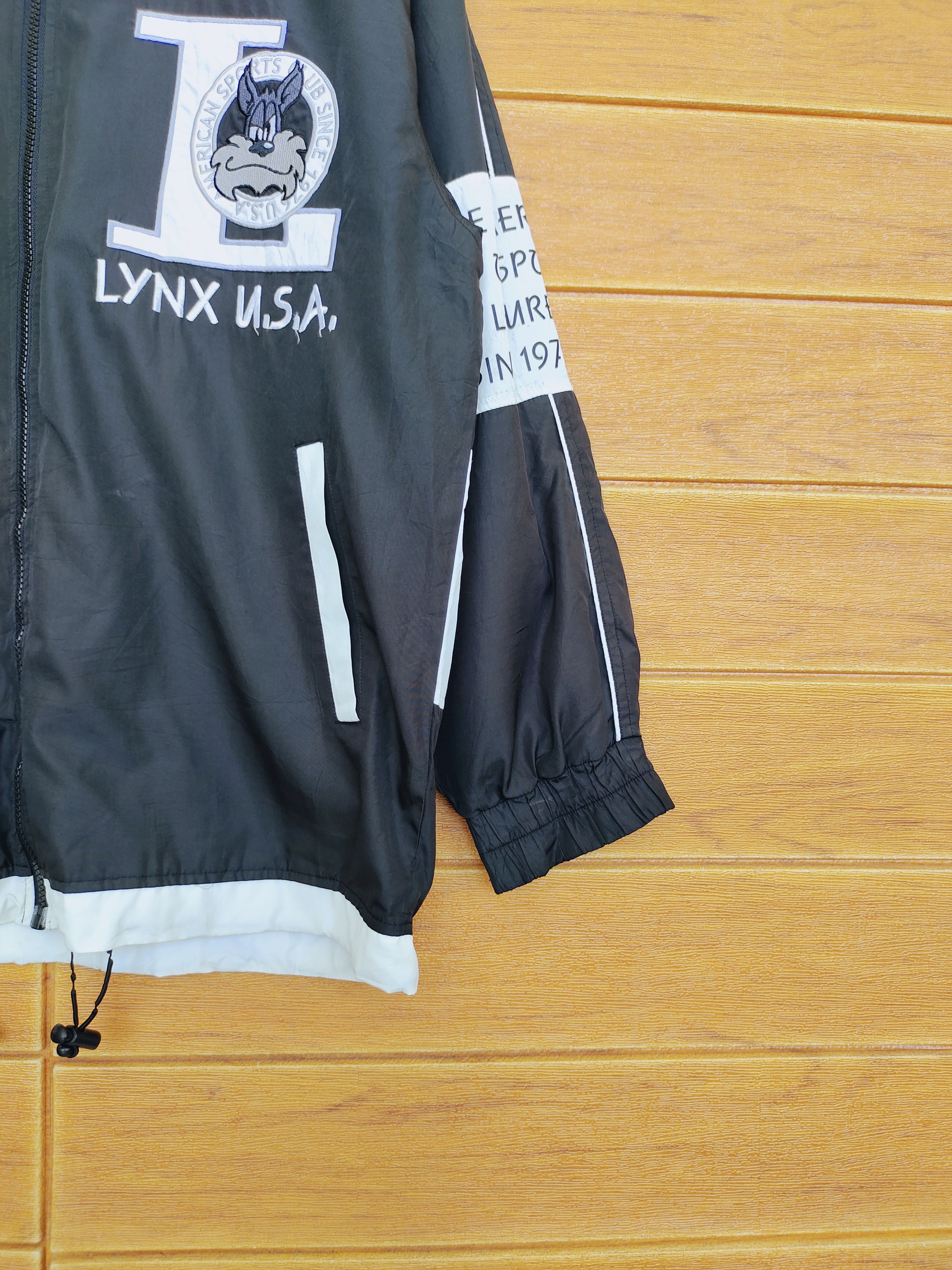Vintage Vintage 90s LYNX USA Embroidered Cartoon Windbreaker Size US M / EU 48-50 / 2 - 8 Thumbnail